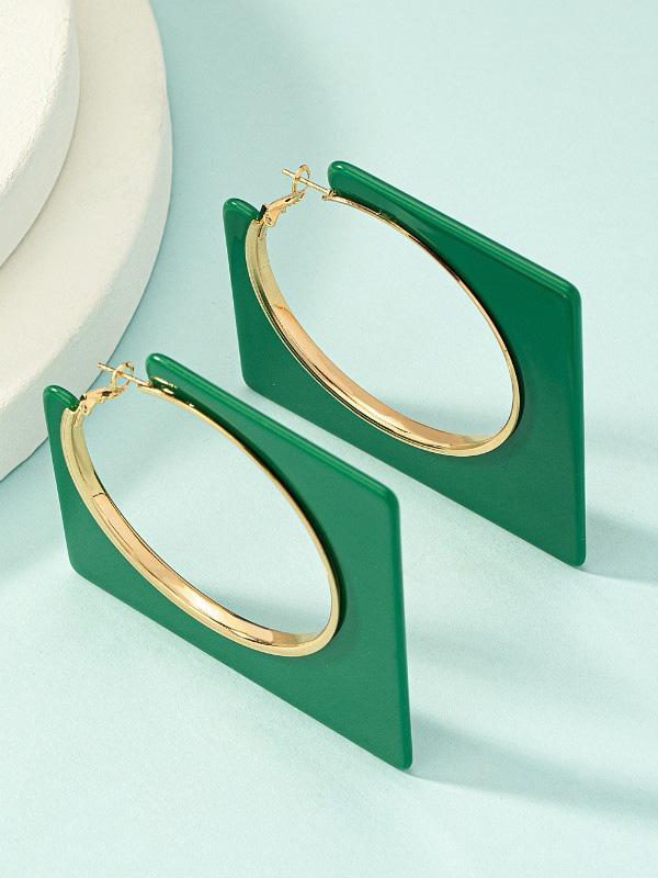 Normcore Geometric Drop Earrings Product Image