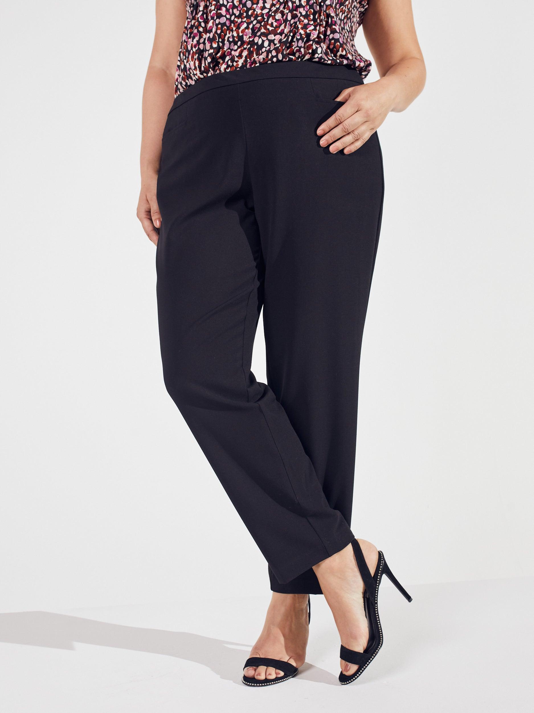Roz & Ali™ Secret Agent Tummy Control Taper Pants - Plus Product Image