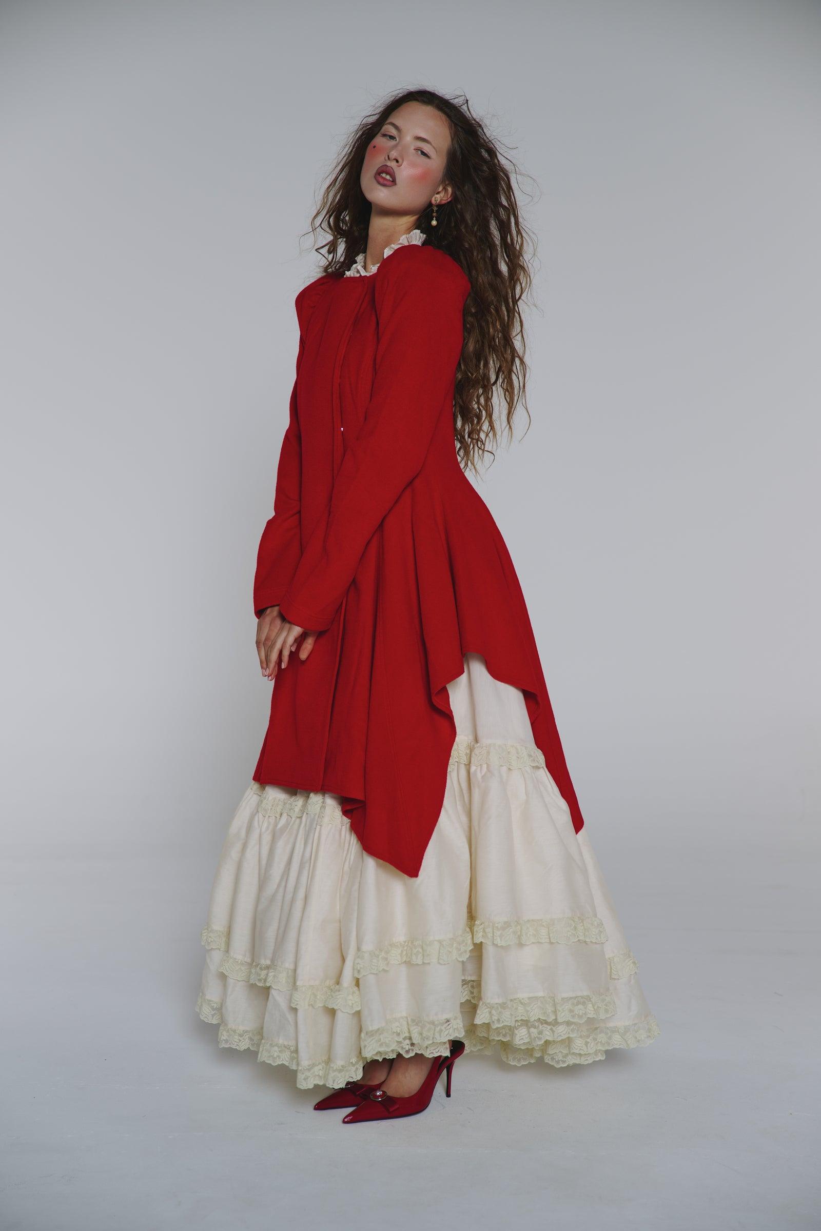 The Revolt Red Romantic Coat Product Image