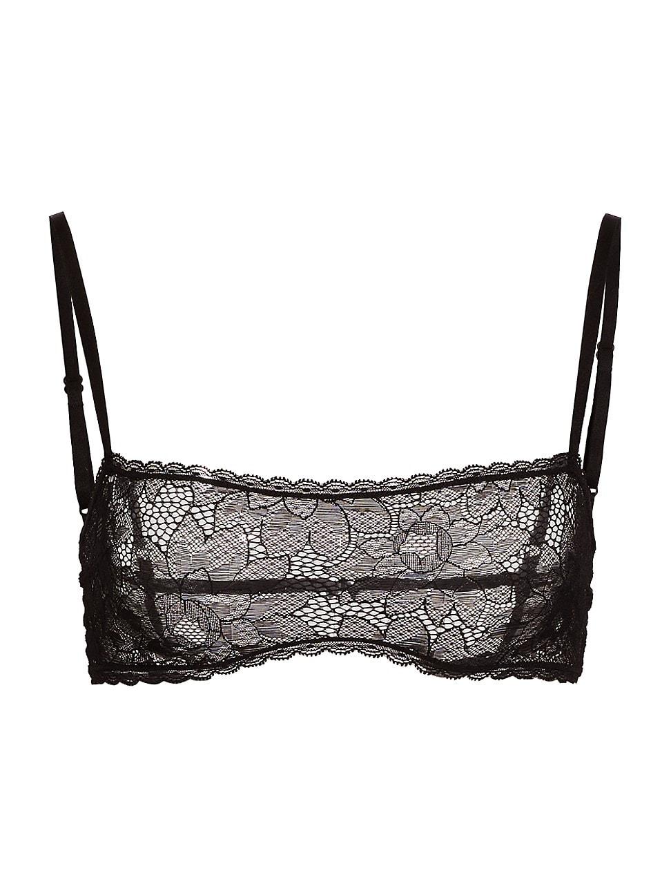Womens Dahlia Lace Bandeau Bra Product Image