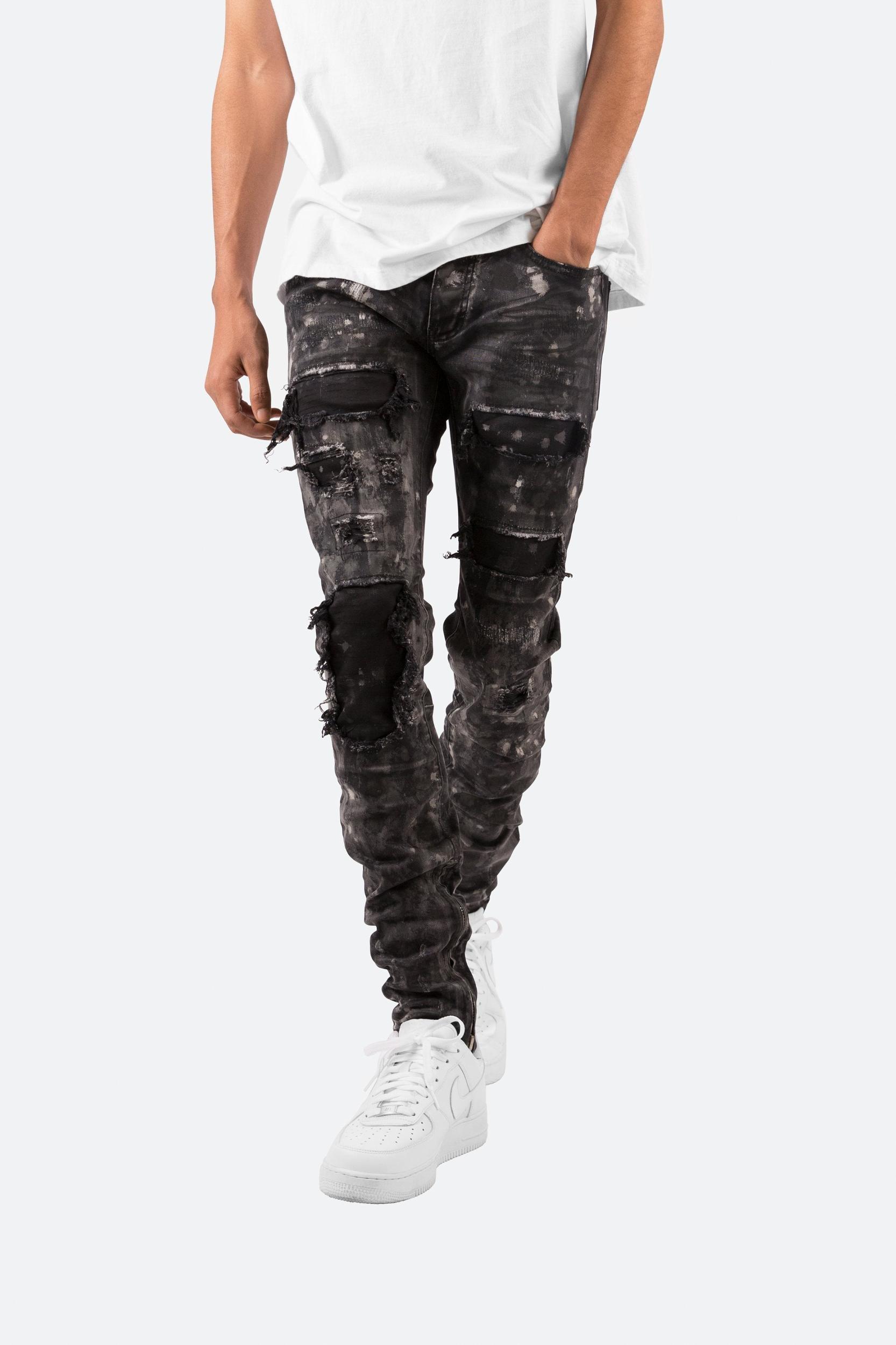 M140 Slim Denim - Black Product Image