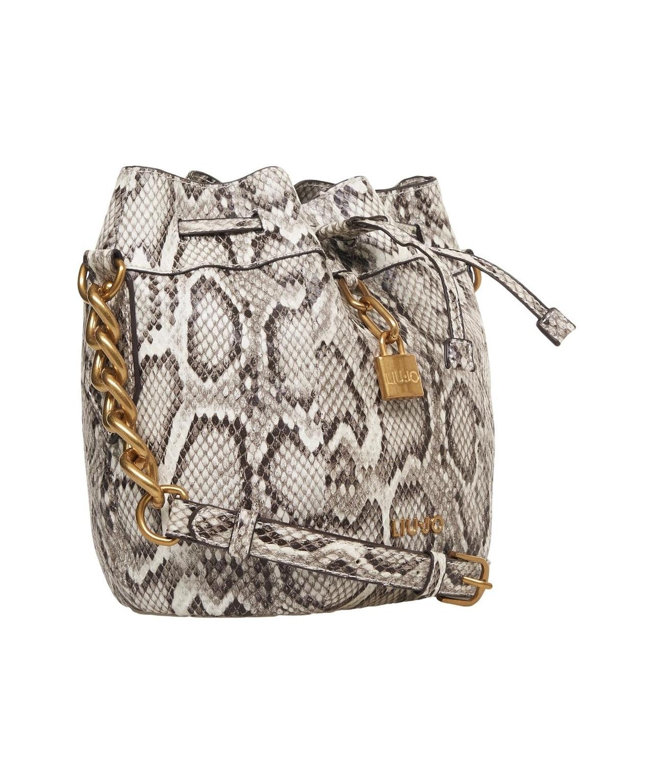 Bucket bag with snake pattern Product Image