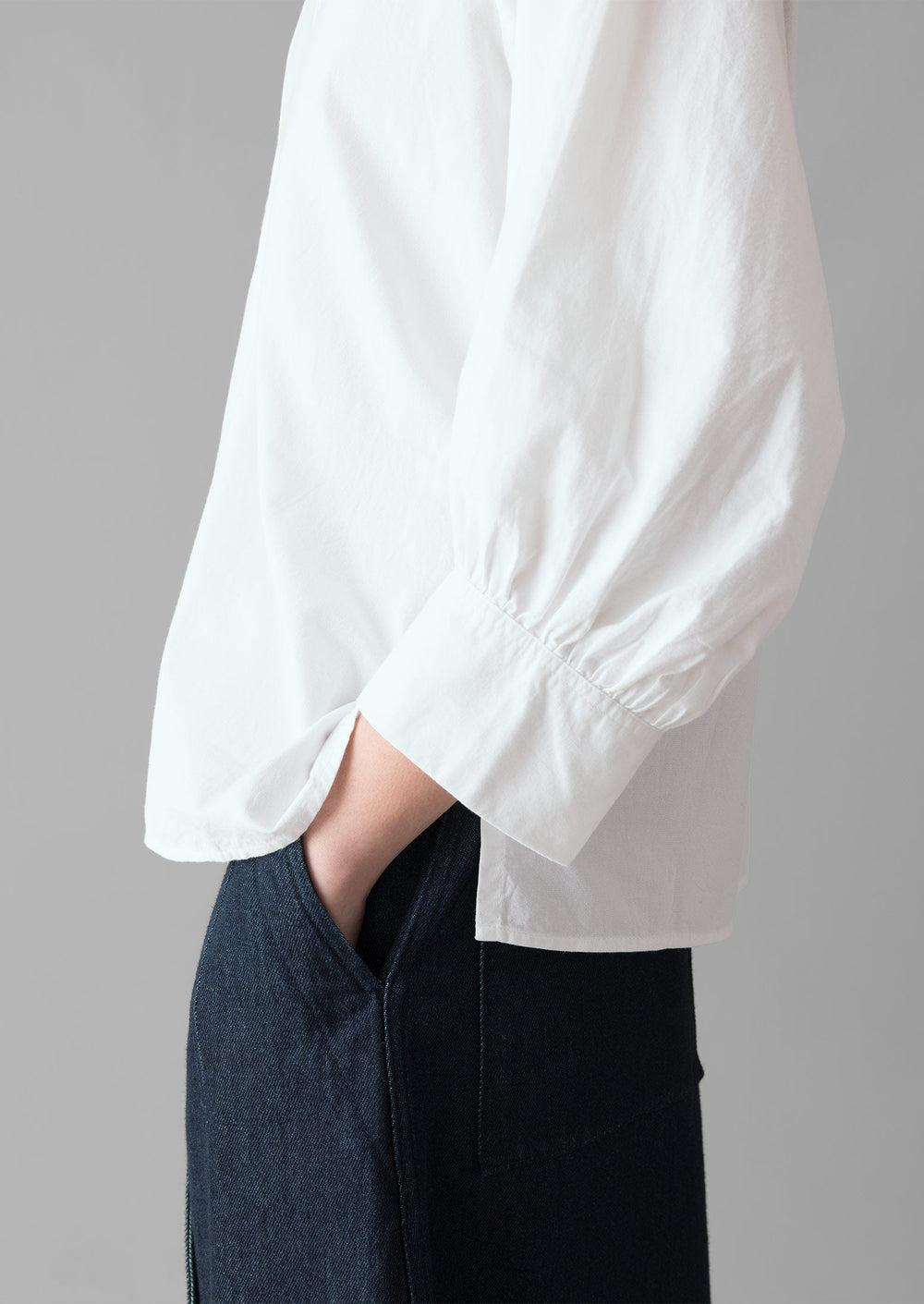 Catrin Cotton Oxford Easy Shirt | White Product Image