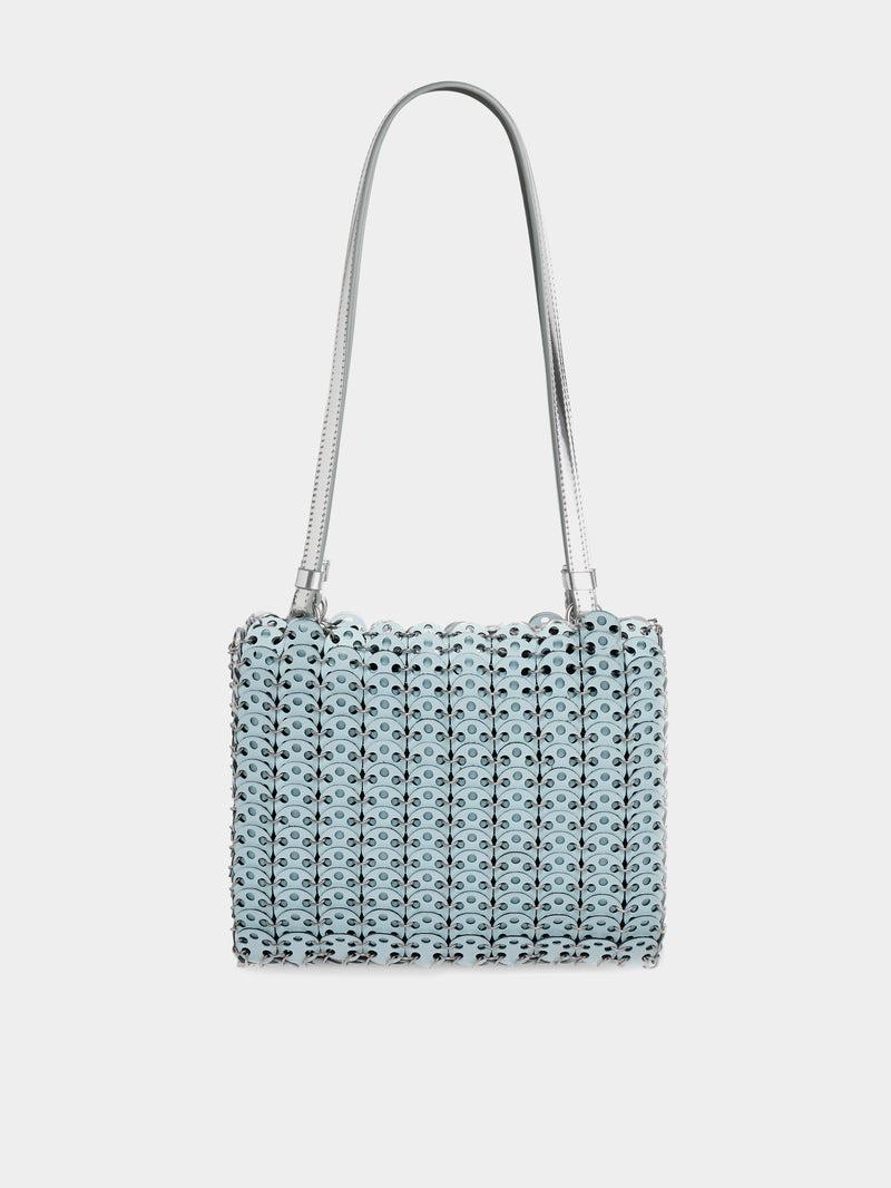 SILVER/BLUE 1969 FLIP BAG IN LEATHER Product Image