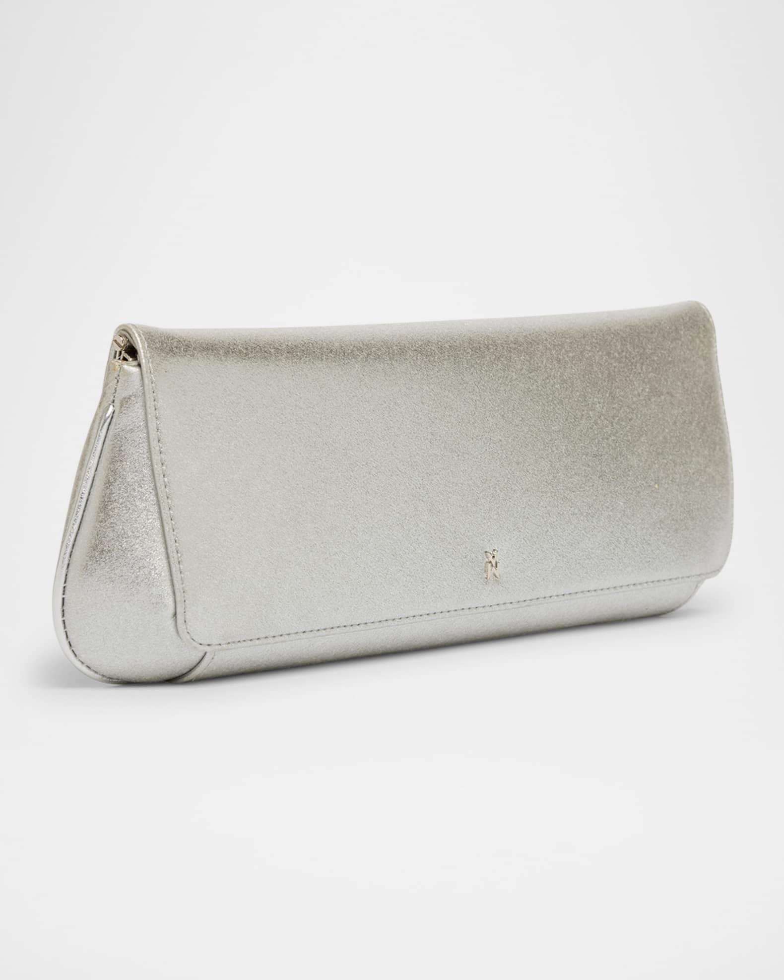 Ami Framed Metallic Clutch Bag Product Image
