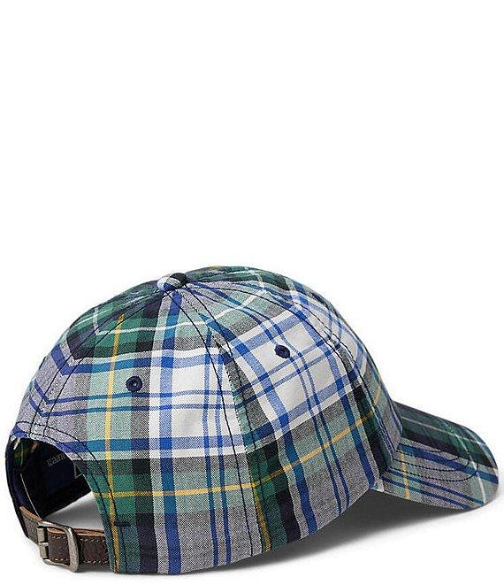 Polo Ralph Lauren Plaid Oxford Ball Cap Product Image