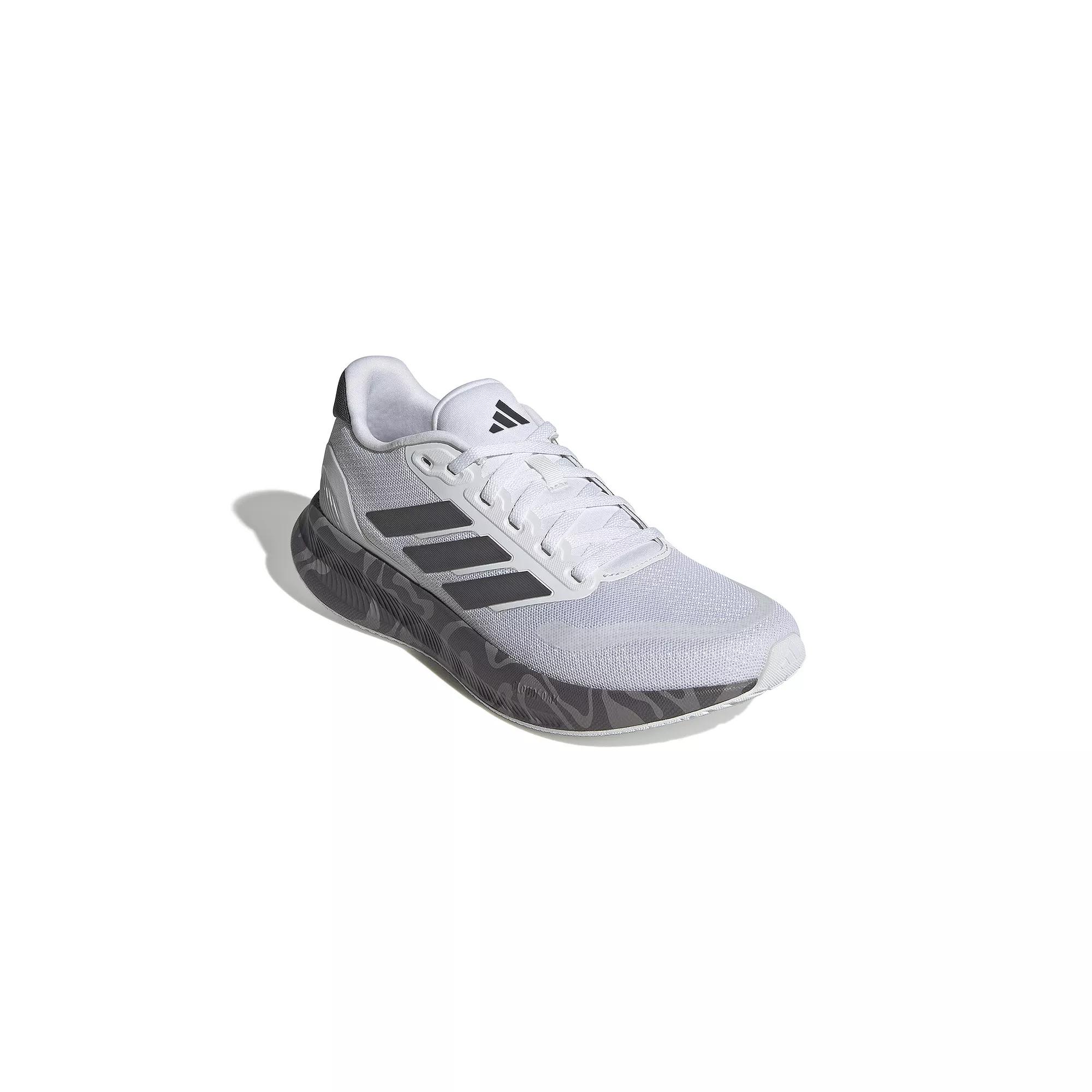 adidas Runfalcon 5 Women's Running Shoes, Size: 6.5, White Grey Product Image