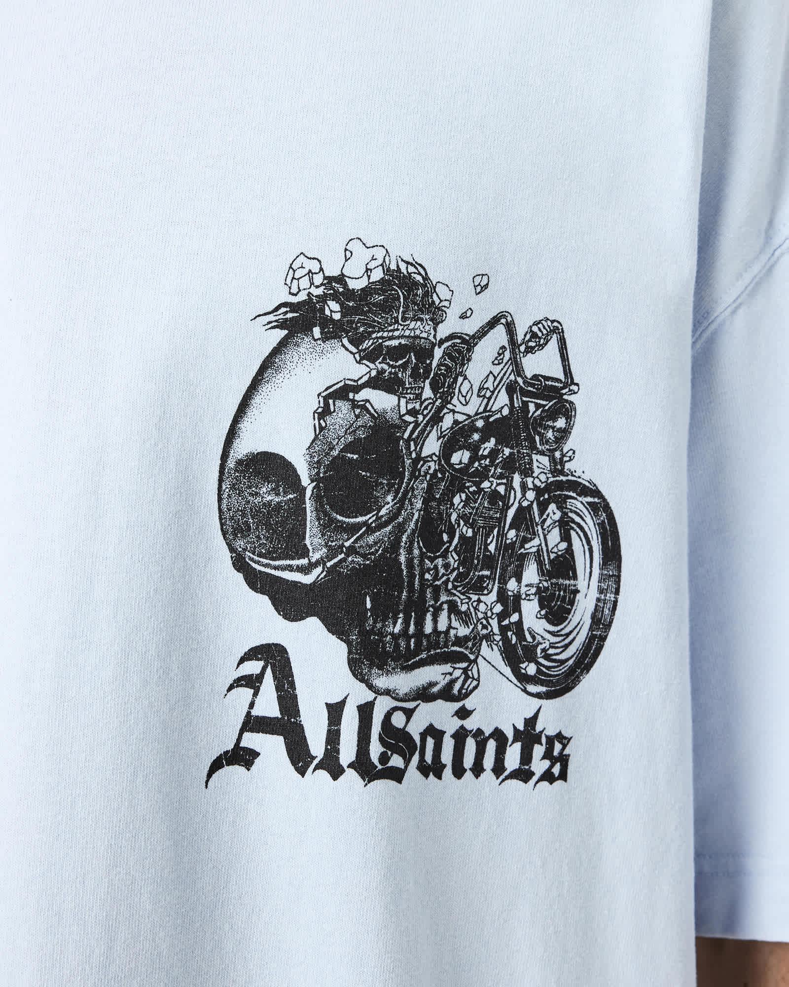 Panhead Oversized Graphic T-Shirt VILLA BLUE | ALLSAINTS US Product Image