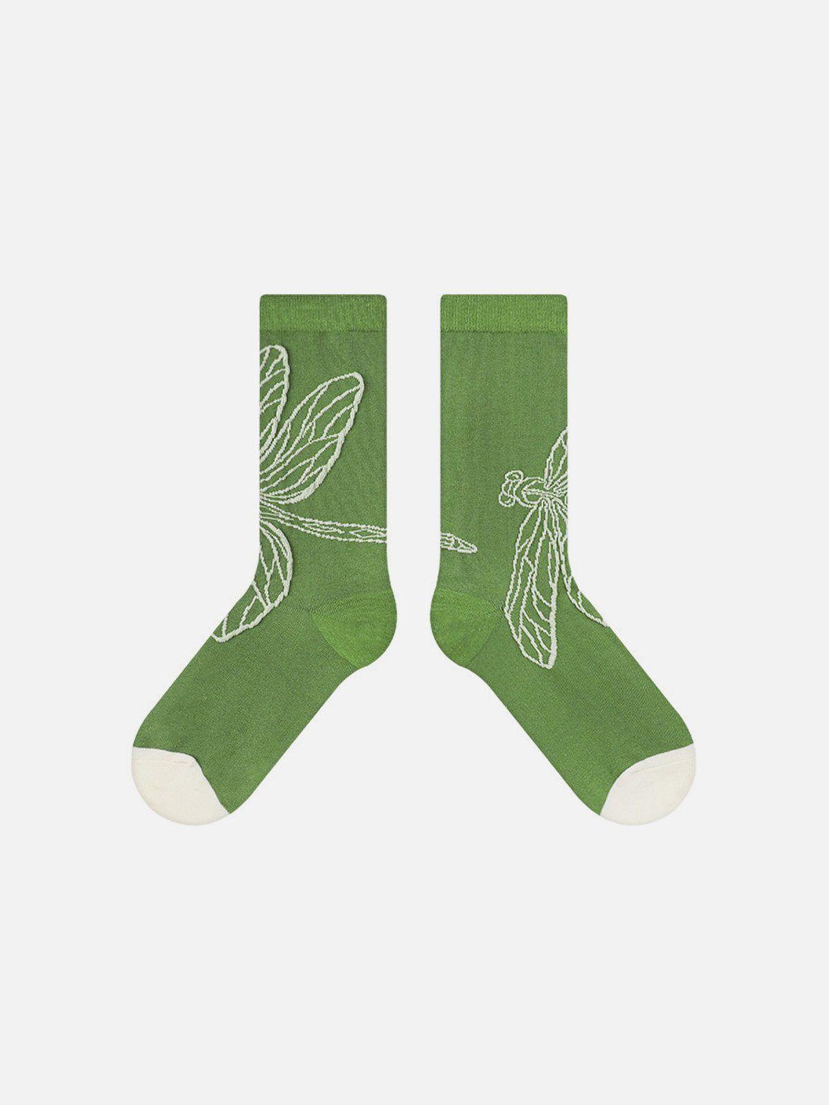 Animal Print Mid-Calf Socks Product Image