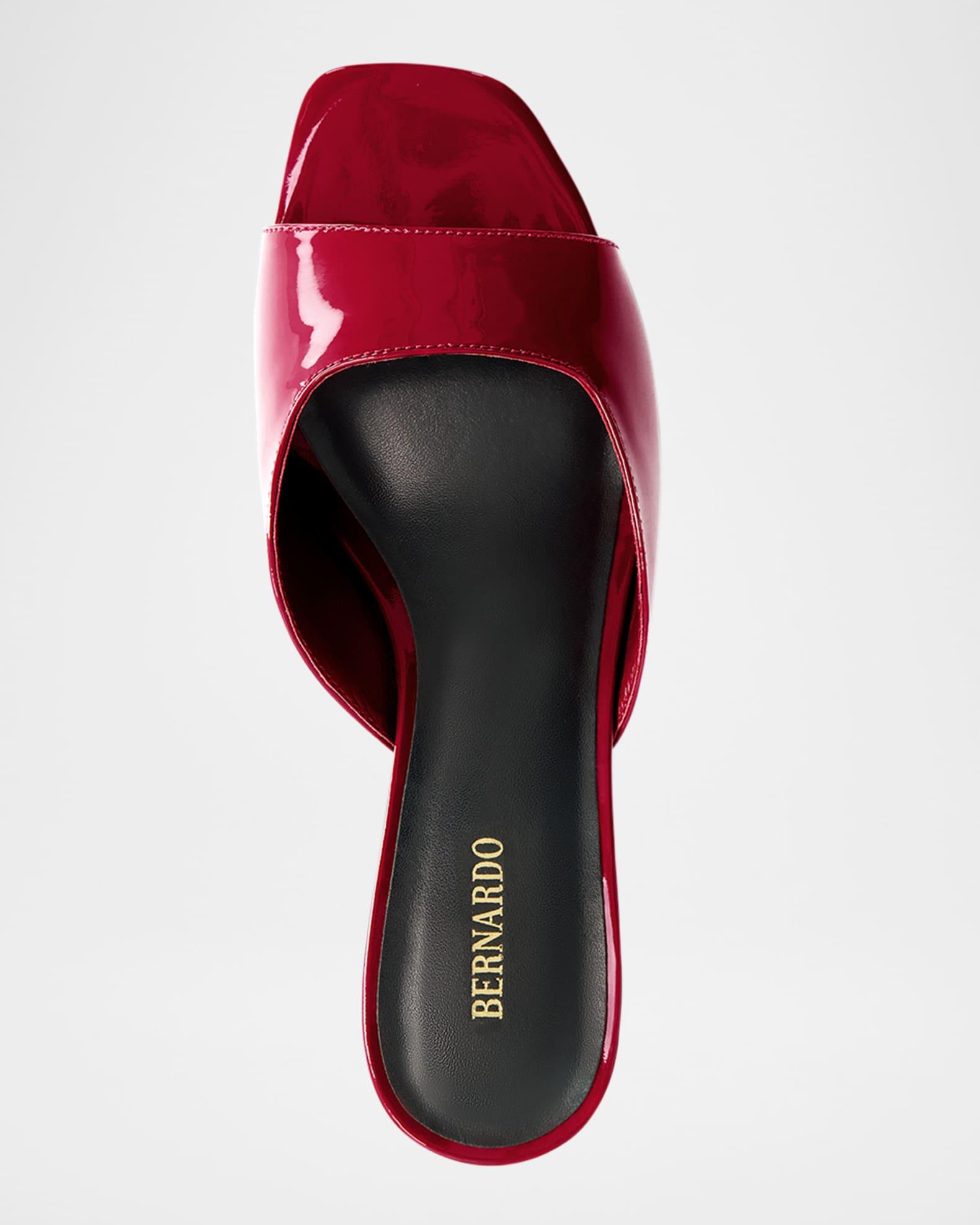 Patent Leather Mule Sandals Product Image