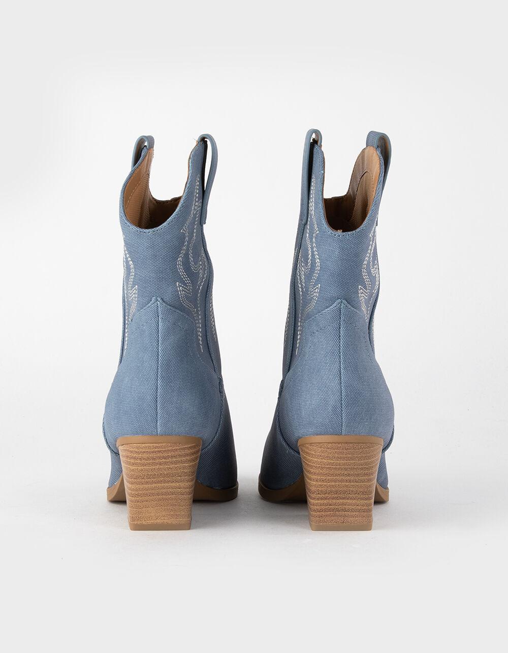 SODA Blazing Womens Western Boots - BLUE Product Image