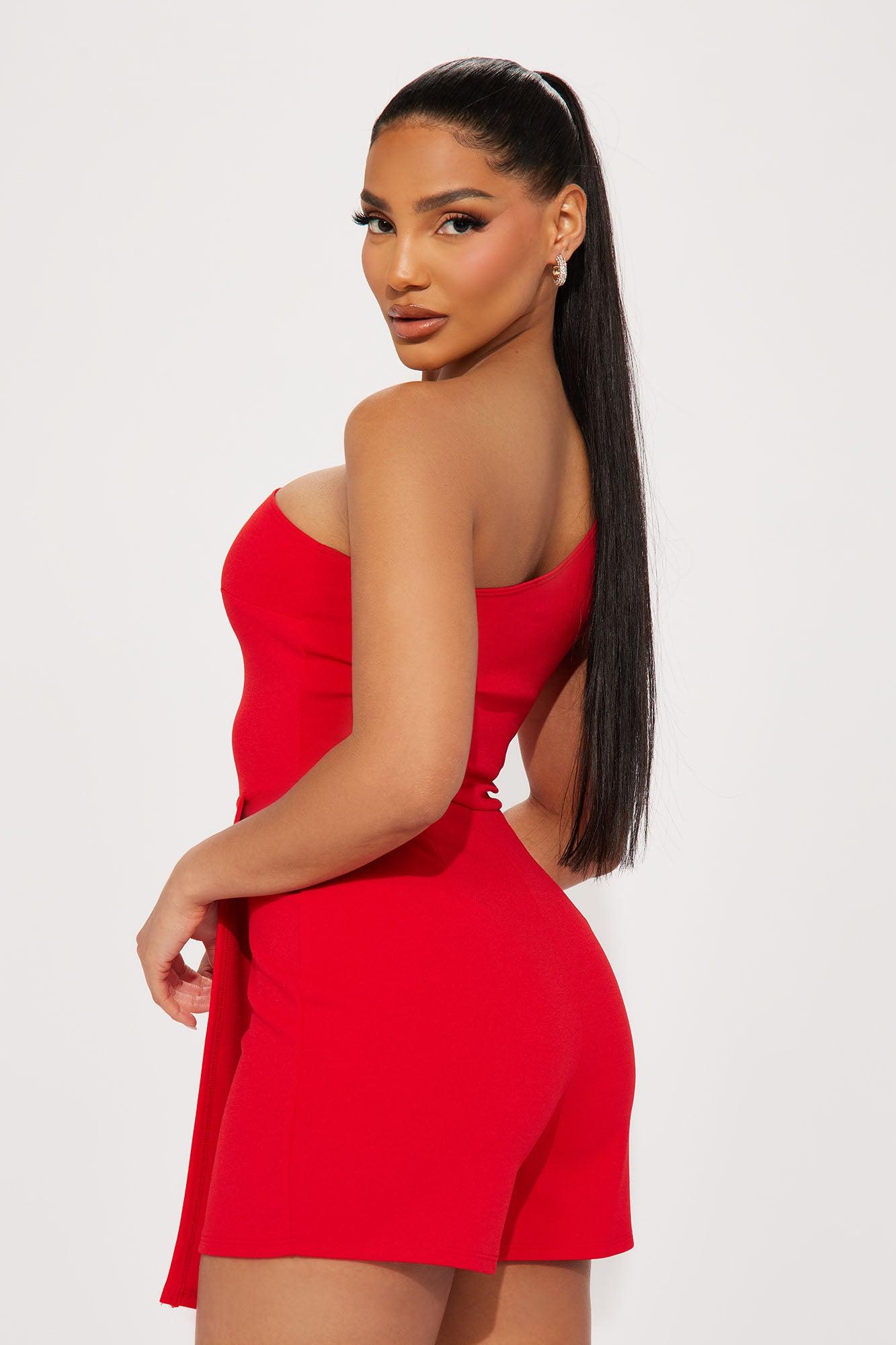 The Reason Is You Romper - Red Product Image