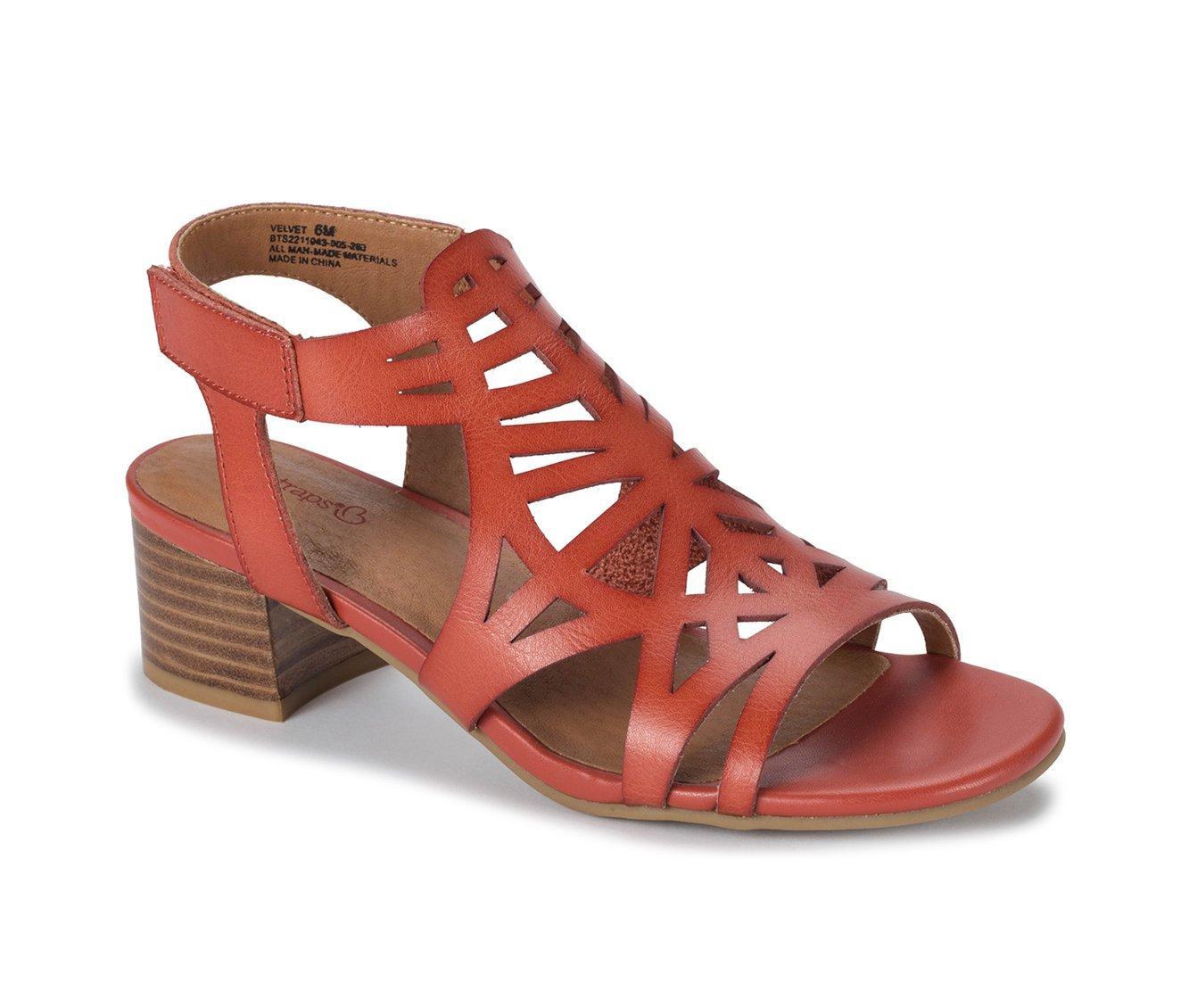 Women's Baretraps Velvet Block Heel Dress Sandals Product Image