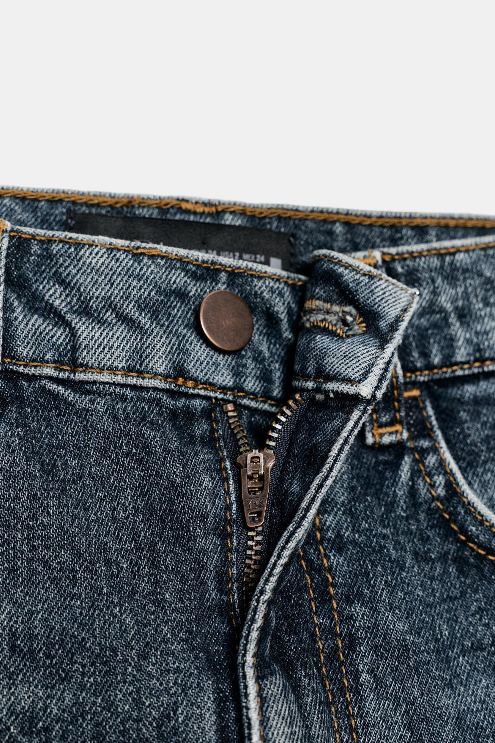 Z1975 HIGH WAIST STRAIGHT TAPERED JEANS WITH BELT Product Image