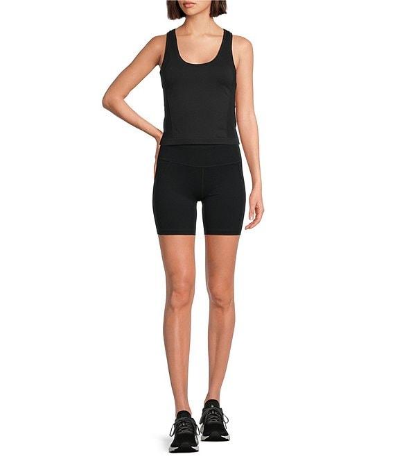 Sweaty Betty Athlete Crew Neck Sleeveless Seamless Crop Tank Top Product Image