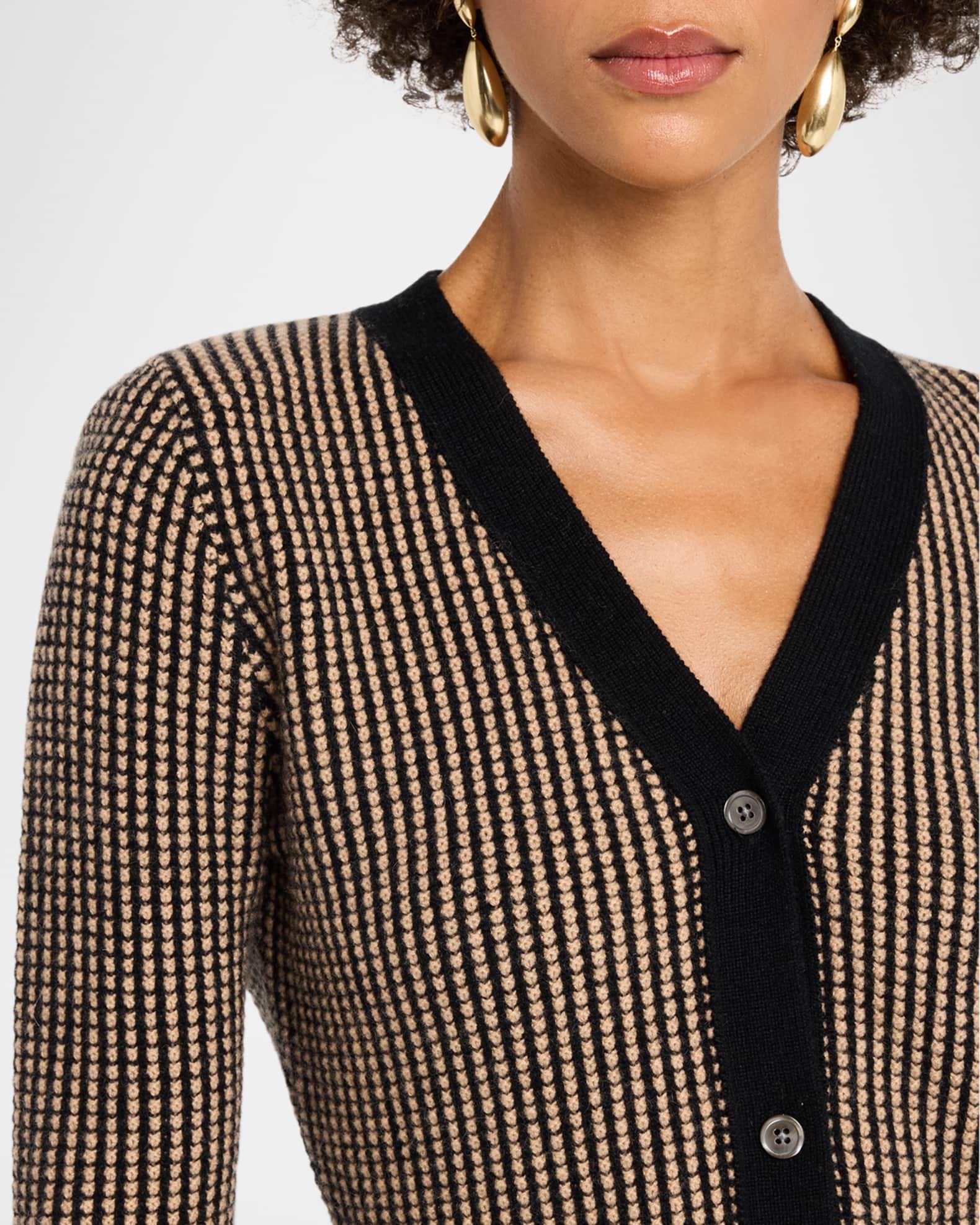 Cashmere Contrast Pique Knit Jacket Product Image
