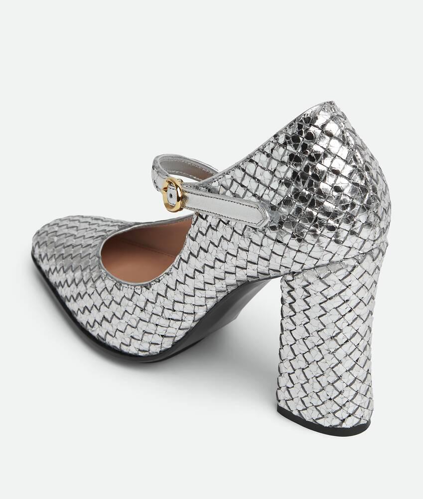 Women's Step Pump in Silver Product Image