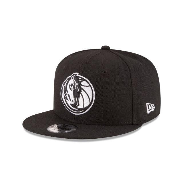 Portland Trail Blazers Basic Black & White 9FIFTY Snapback Hat Male Product Image