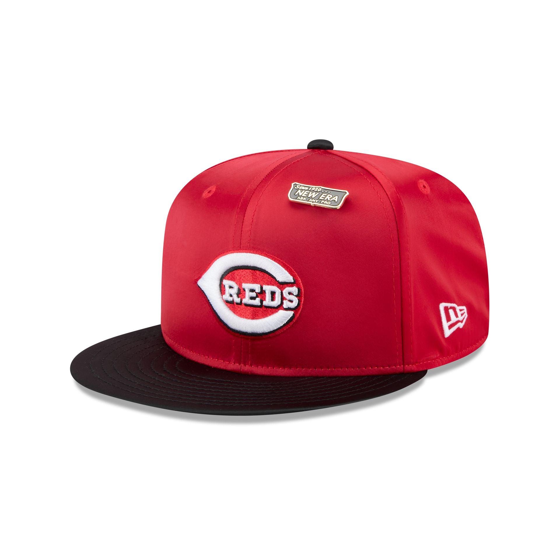 Cincinnati Reds Satin Pin 9FIFTY Snapback Hat Male Product Image
