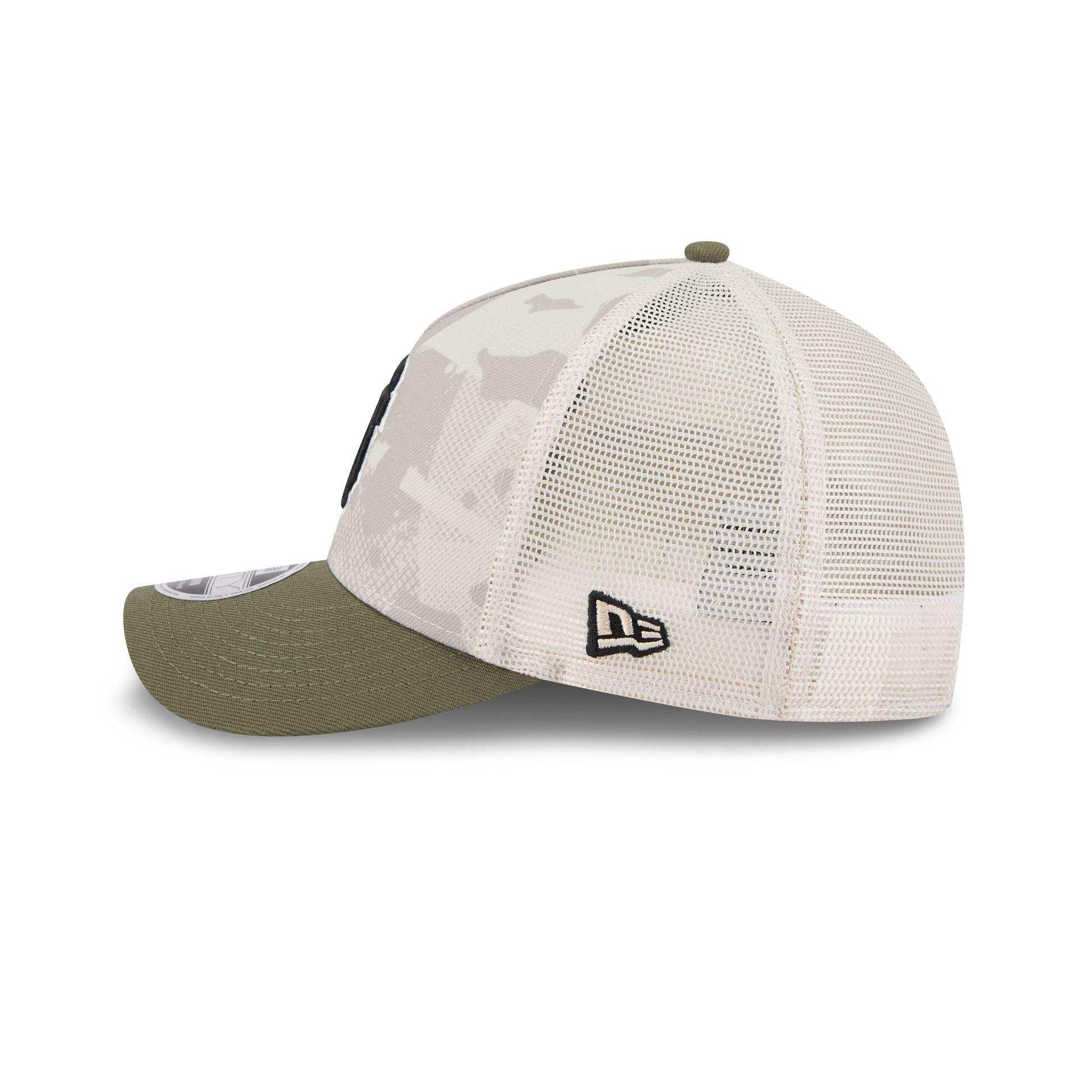 San Francisco Giants Armed Forces Day 2025 9FORTY M-Crown A-Frame Trucker Hat Male Product Image
