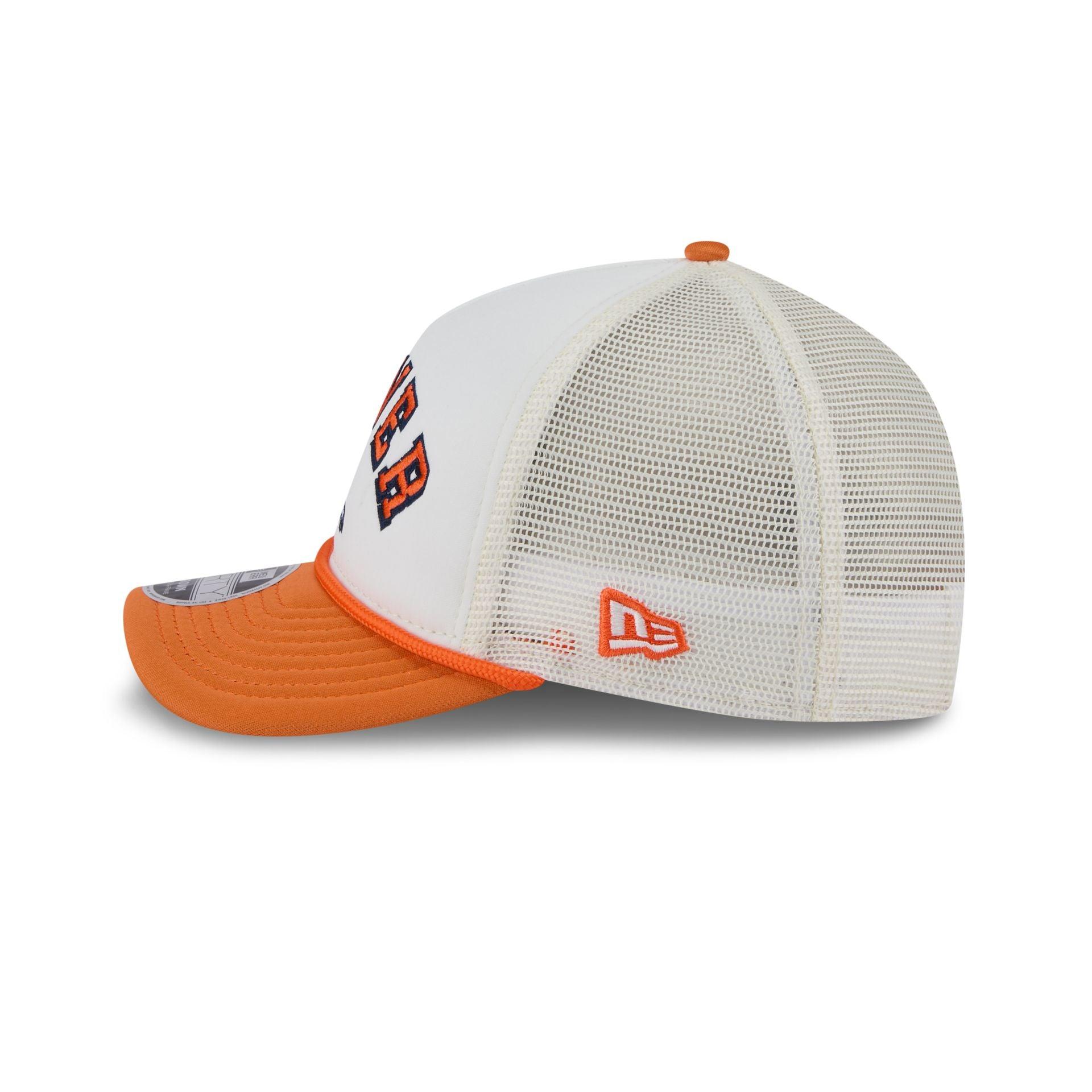 Denver Broncos Chrome Arch 9FORTY M-Crown A-Frame Trucker Hat Male Product Image
