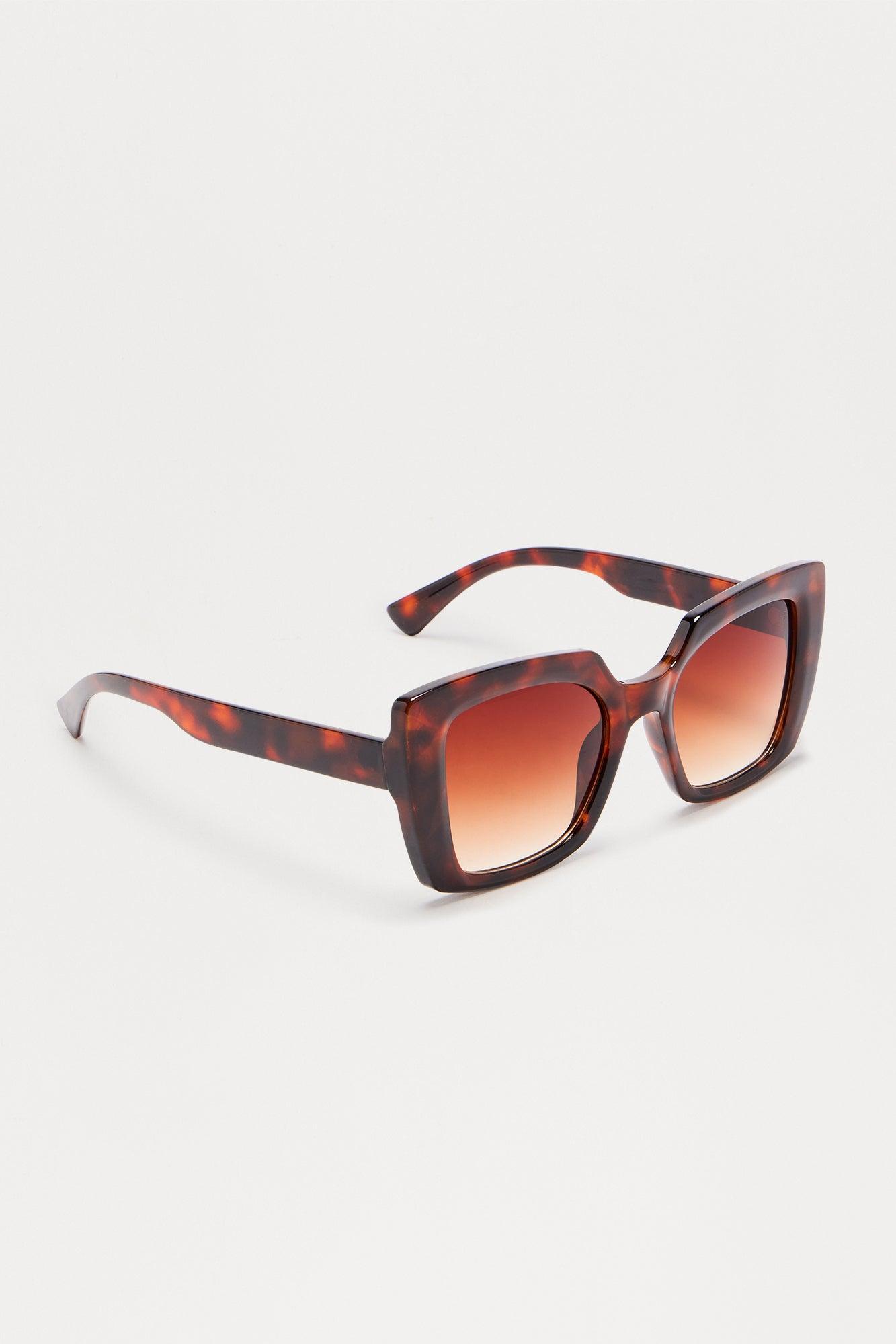 Main Character Square Sunglasses - Tortoise Female Product Image