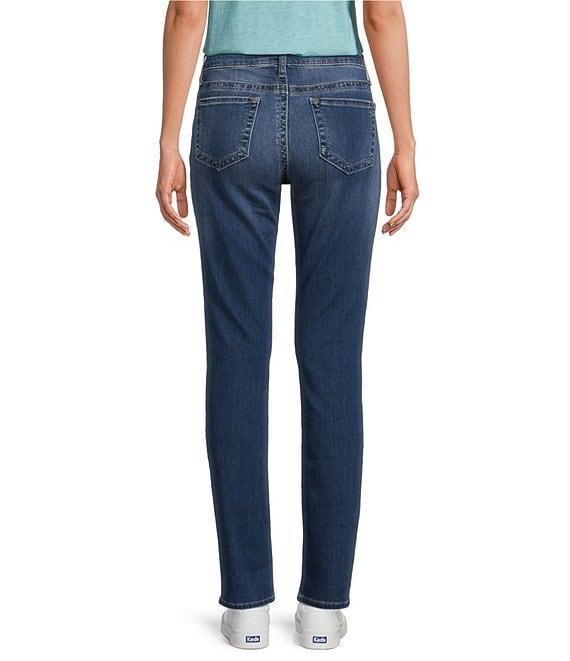 KUT from the Kloth Petite Size Stevie Slight Knicking Straight Leg Jeans Product Image