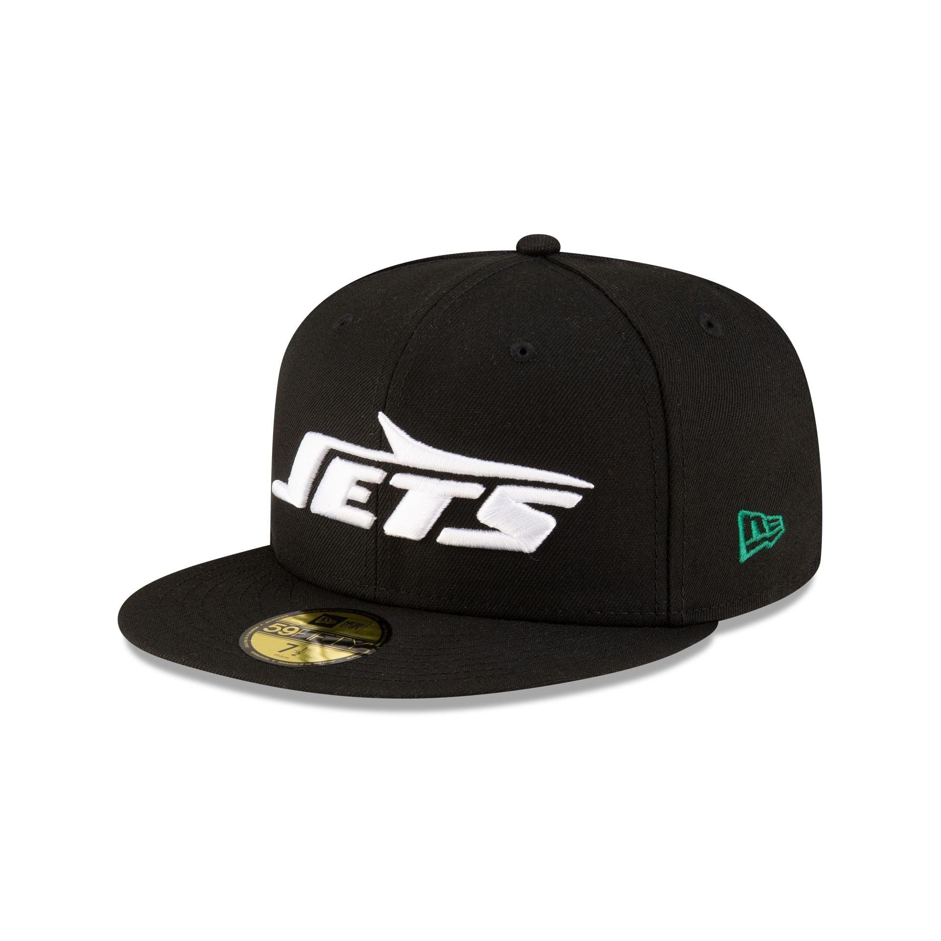 New York Jets Basic Black 59FIFTY Fitted Hat Male Product Image