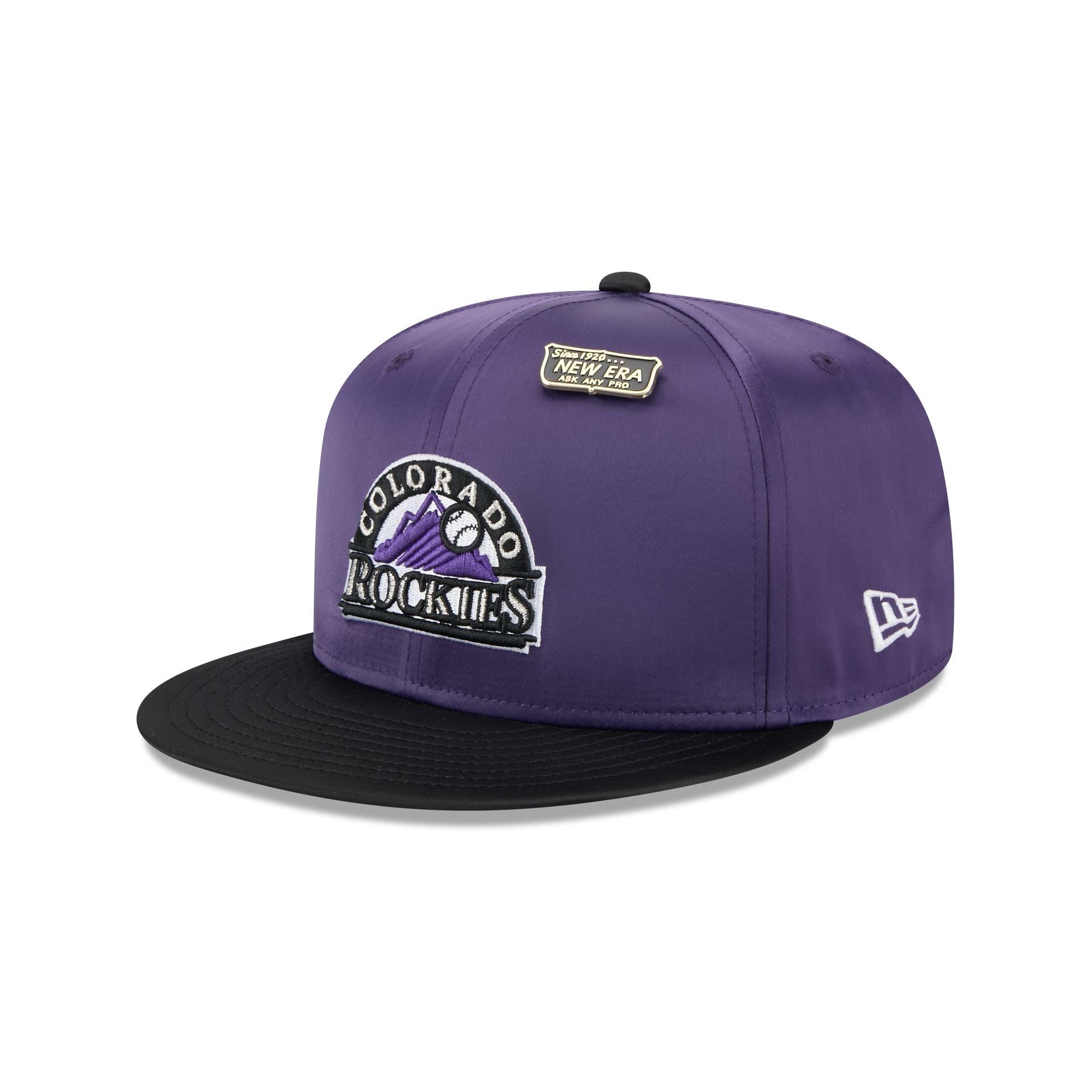 Colorado Rockies Spring Satin 59FIFTY Fitted Hat Male Product Image