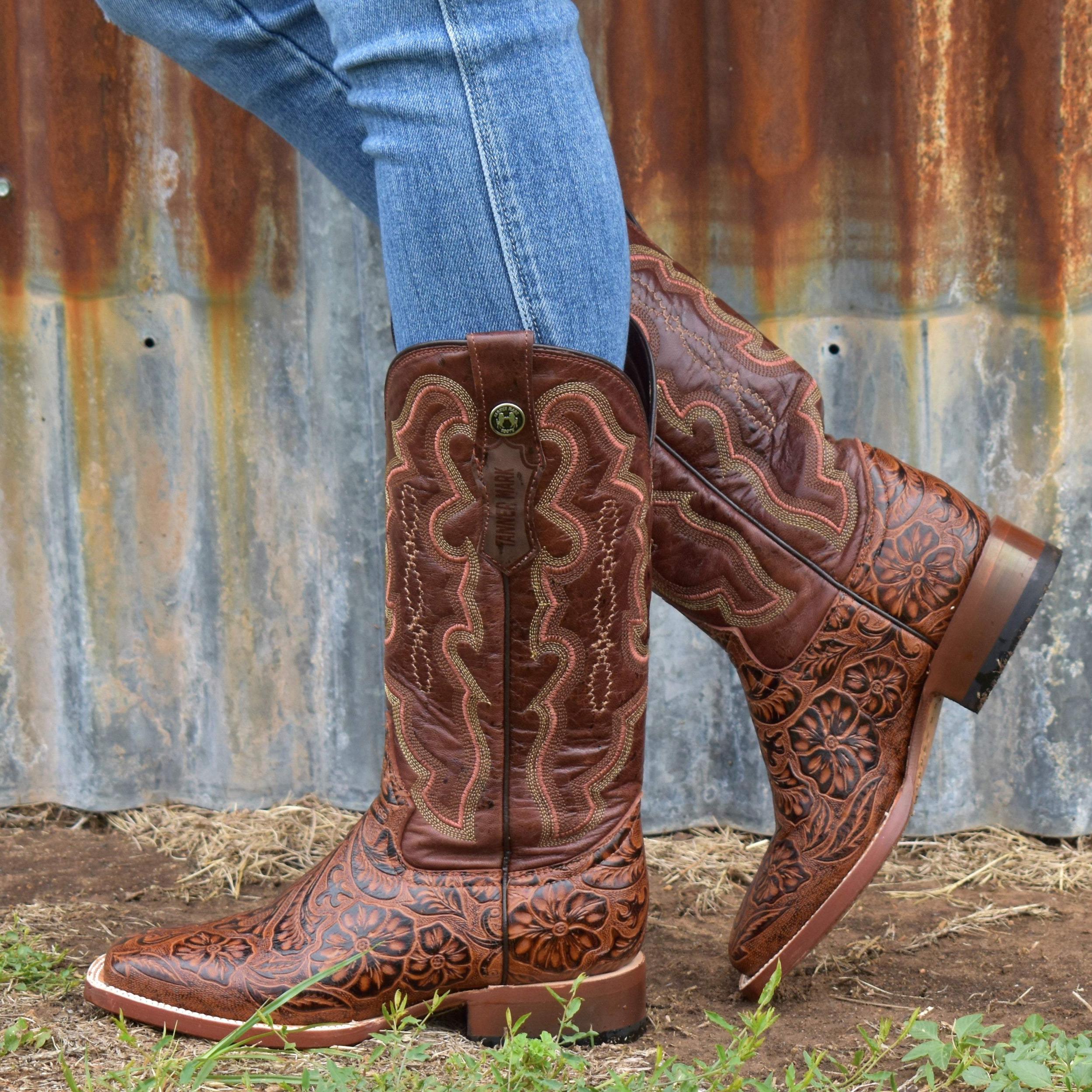 Winner's Circle Tooled Leather Boots Product Image