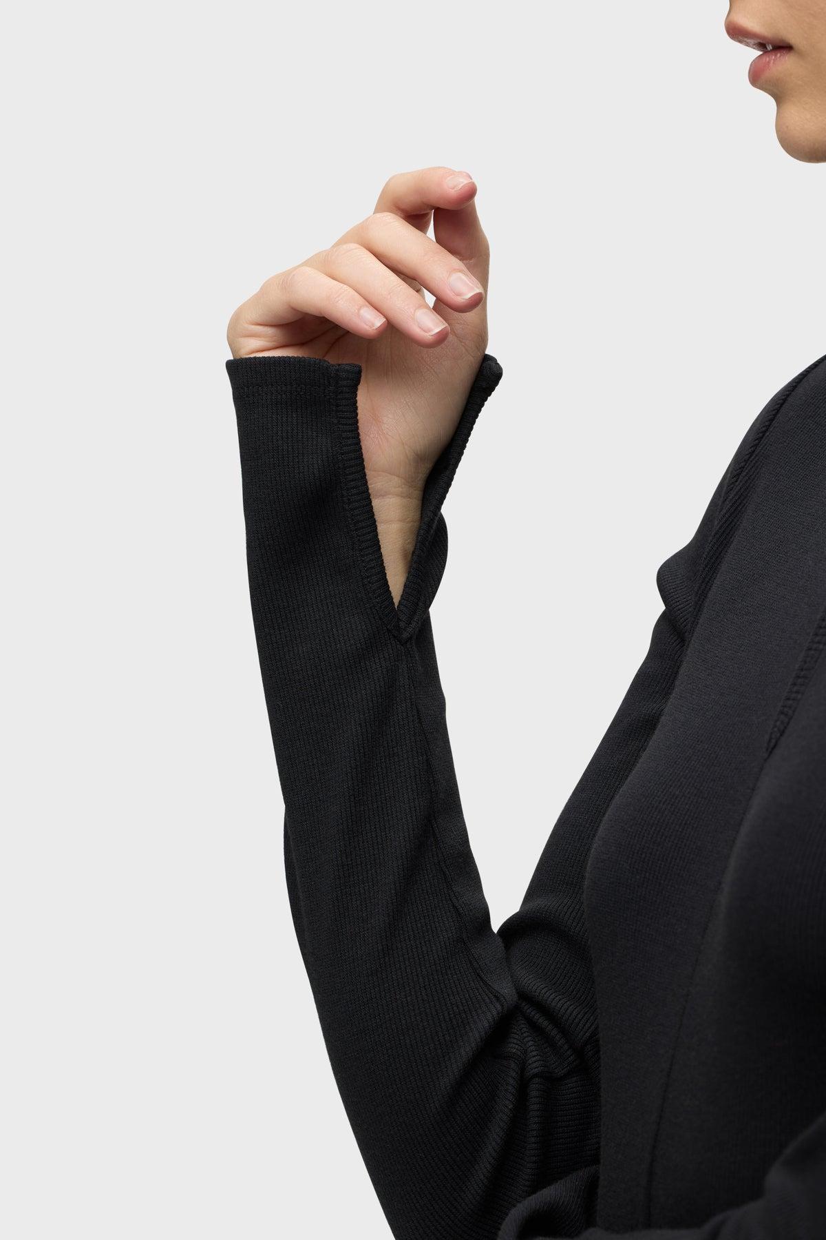 Long Sleeve Hook & Eye Bodysuit Female Product Image