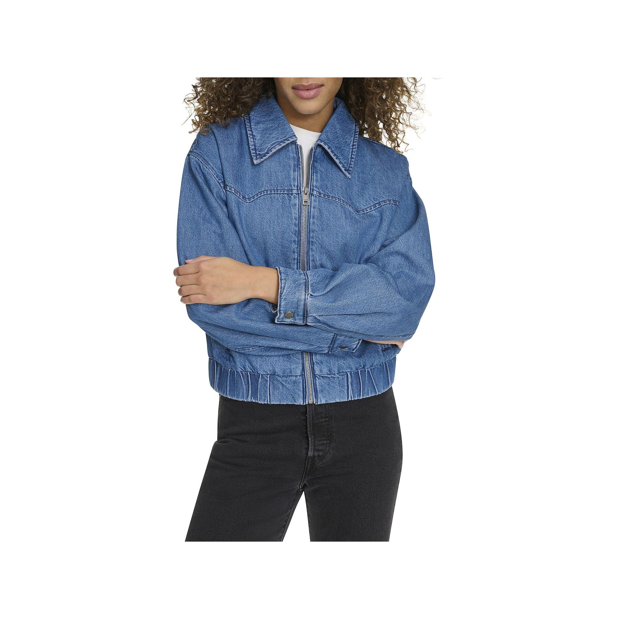 Women's Levi's® Denim Western Bomber Jacket,  Product Image