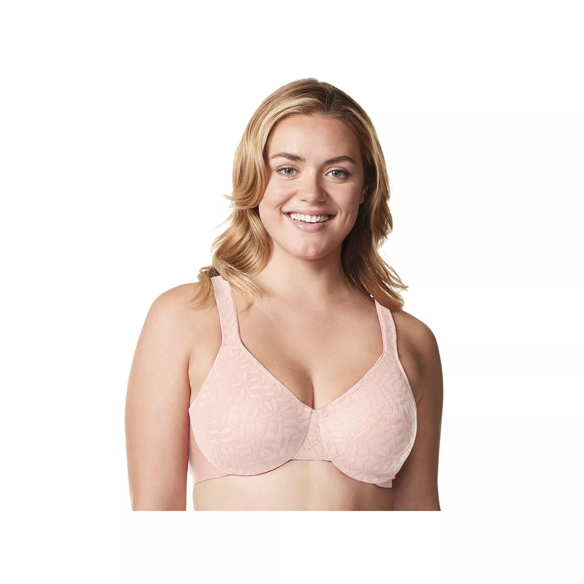 Olga® by Warner's® Sheer Leaves Lace Full-Figure Full-Coverage Minimizer Bra 35519, Women's,  Product Image