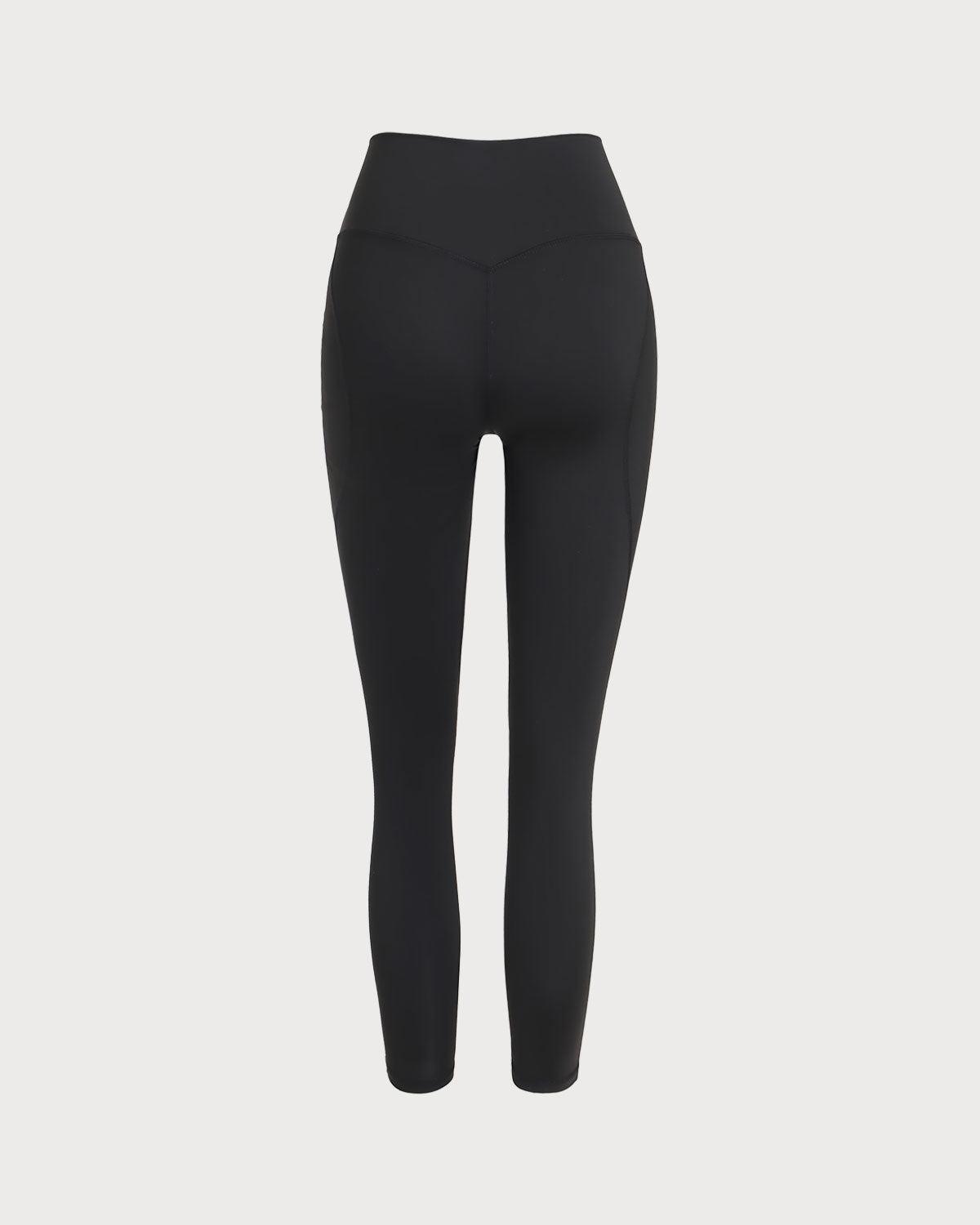 Black High Stretch Yoga Leggings Product Image