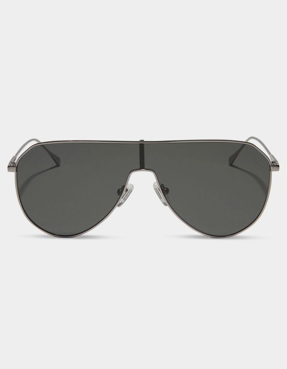 DIFF EYEWEAR Dash Shield Sunglasses - GUNMETAL Product Image