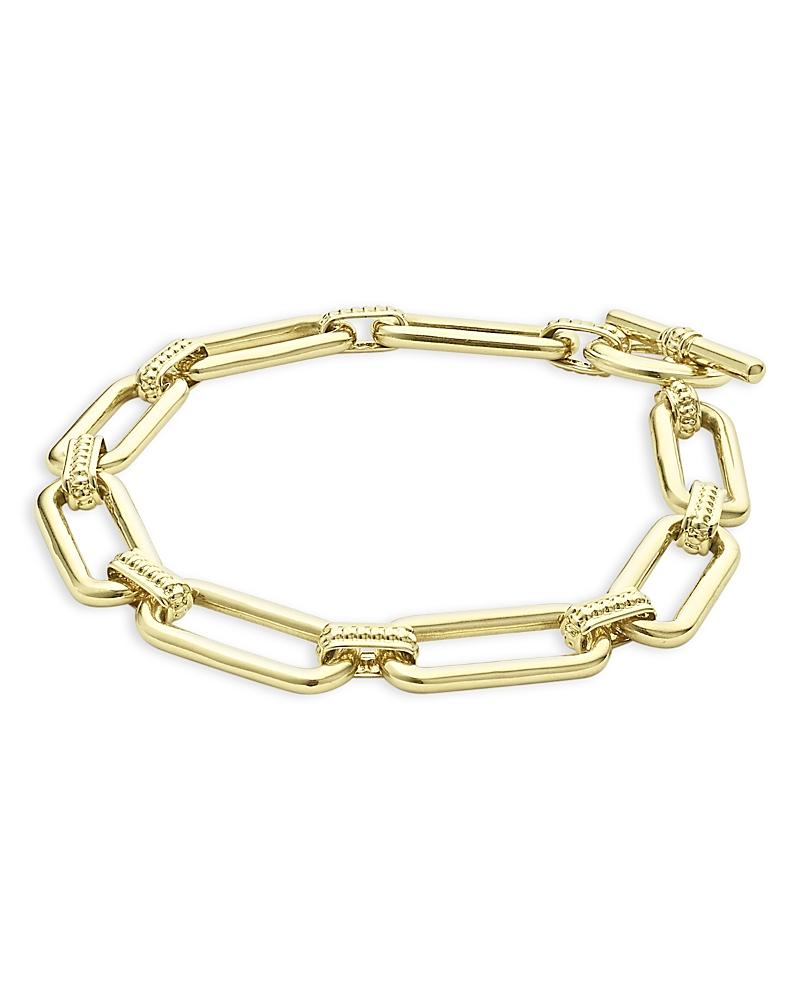 Lagos 18K Yellow Gold Signature Caviar Link Bracelet Product Image