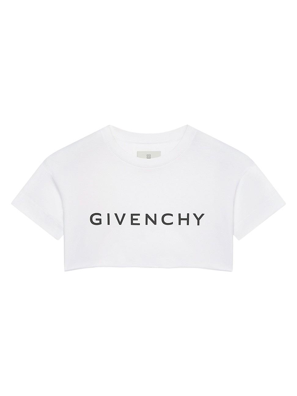 Womens Archetype Cropped T-Shirt in Cotton Product Image