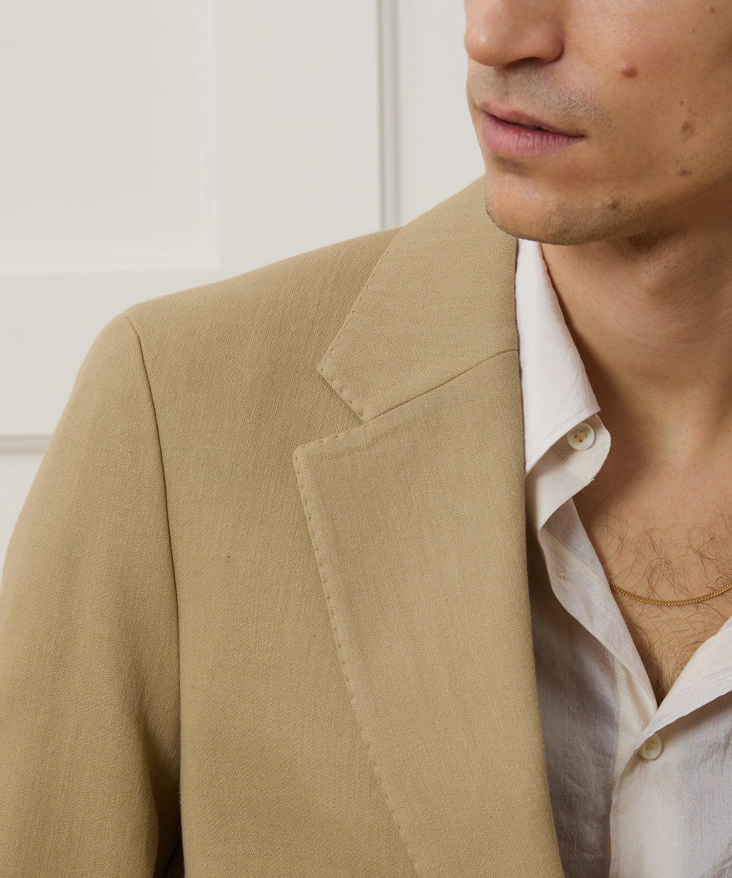 Italian Cotton Crepe Wythe Jacket Product Image