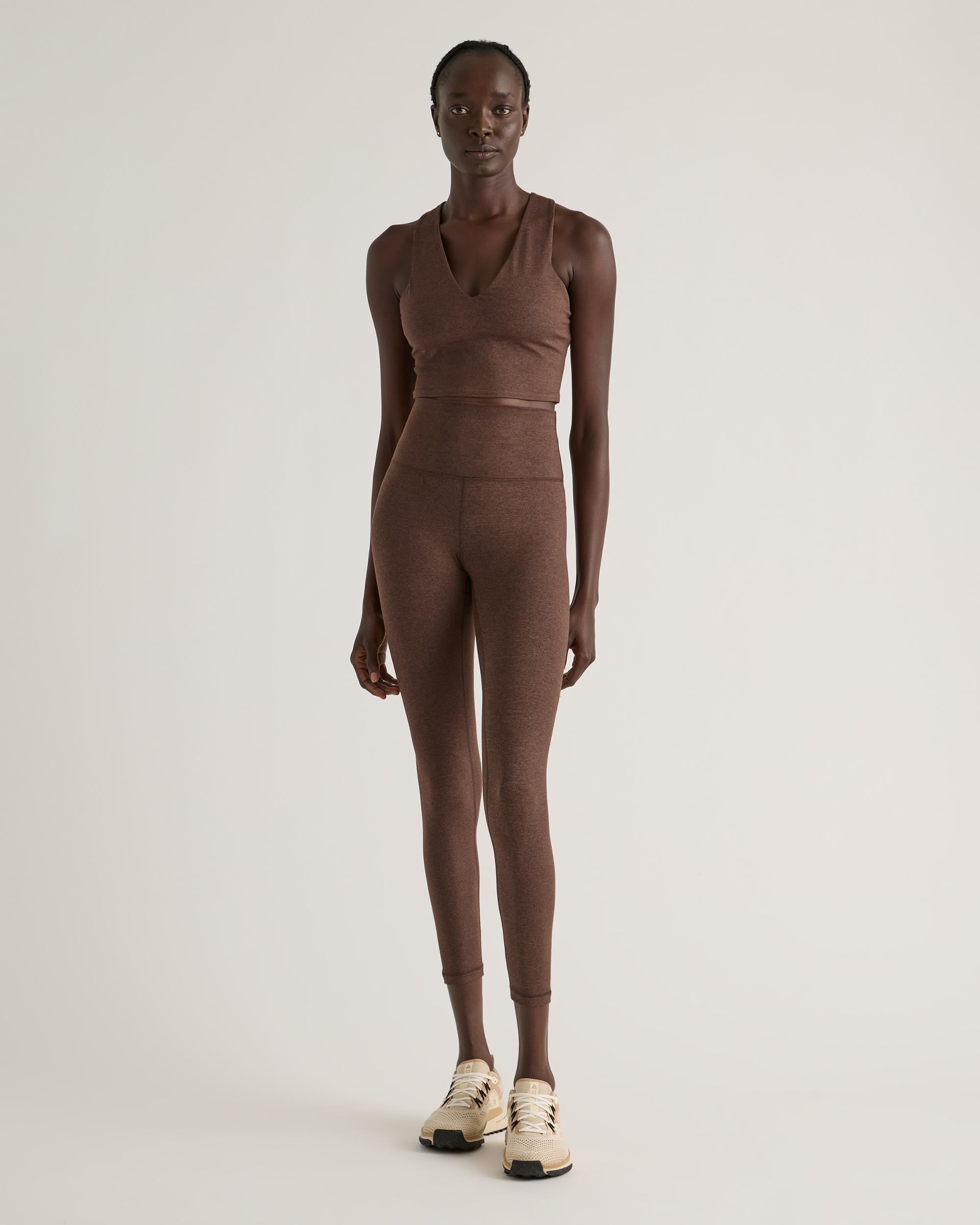 Quince | Women's Ultra-Soft V-Neck Cropped Tank Top Recycled Polyester Product Image