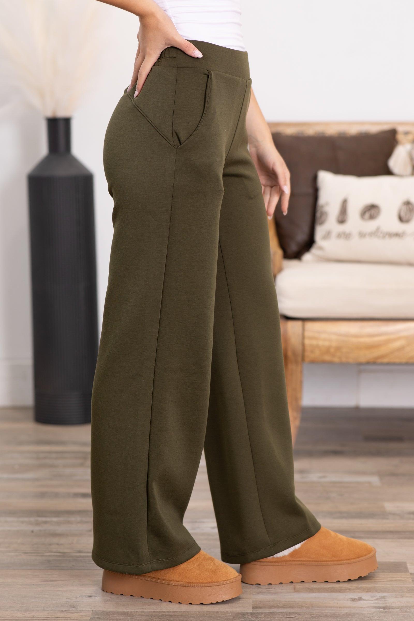 Straight Leg Scuba Lounge Pants Product Image