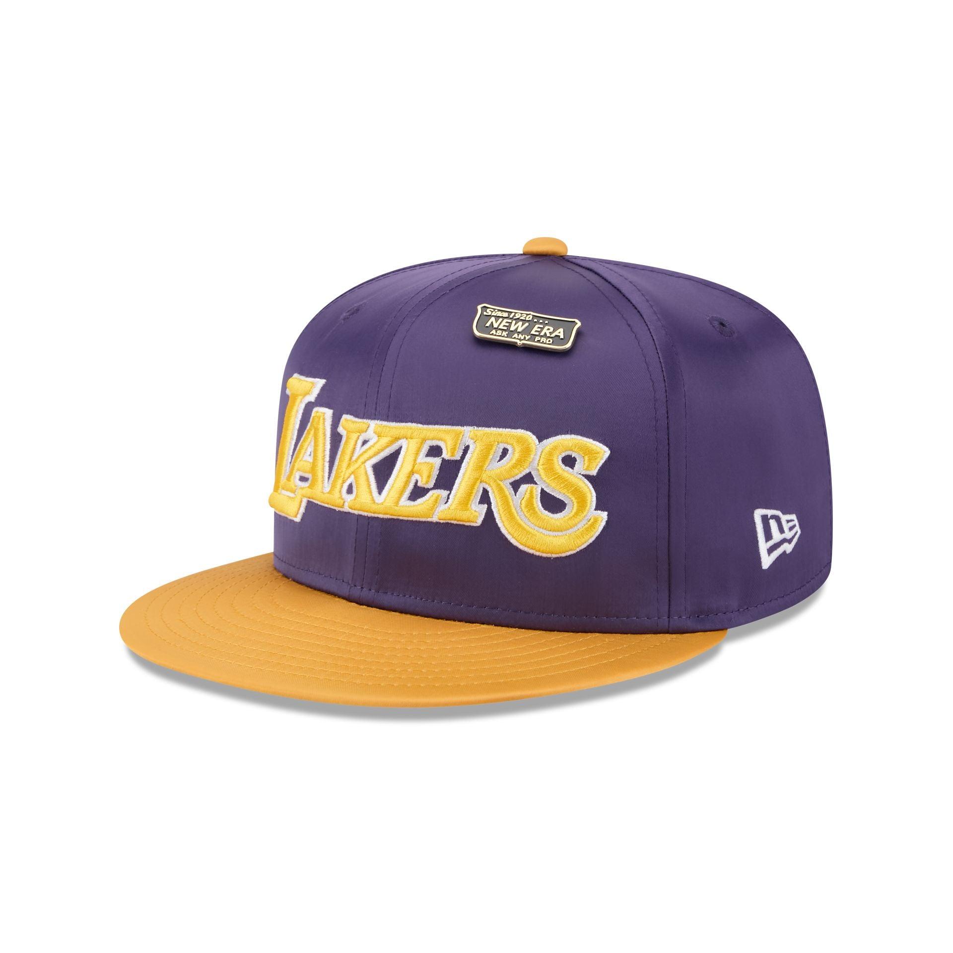 Los Angeles Lakers Spring Satin 59FIFTY Fitted Hat Male Product Image