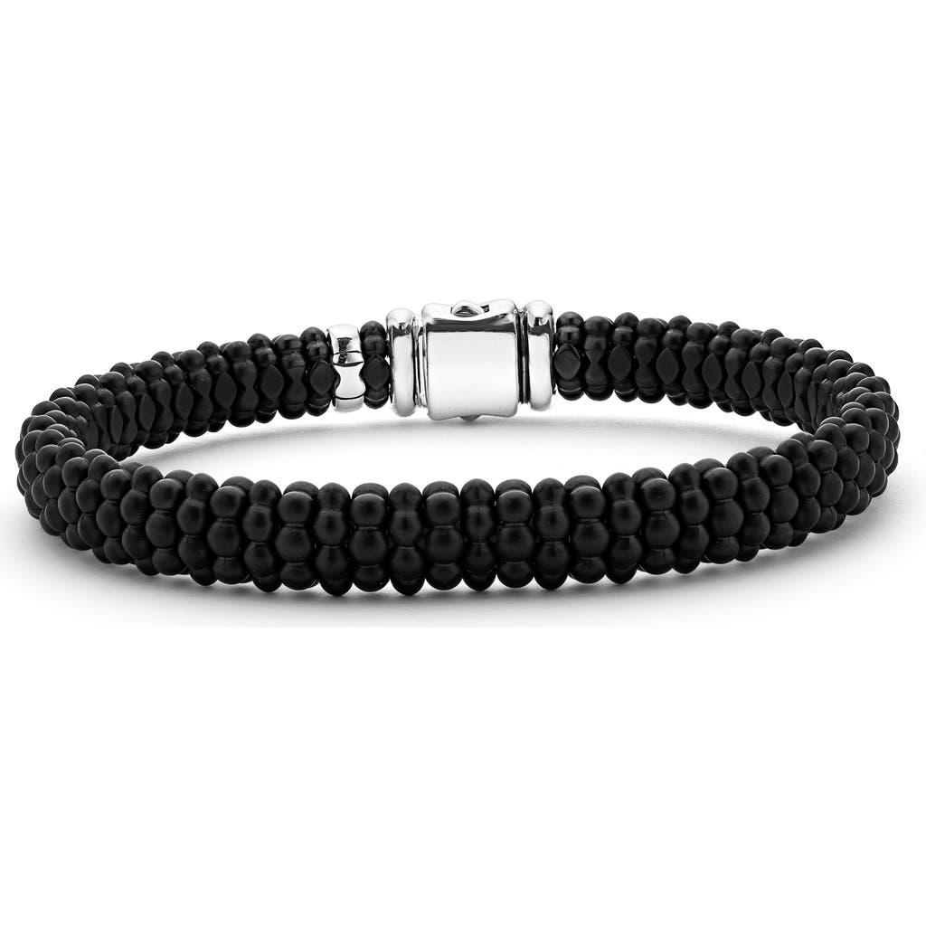 LAGOS Men's Black Caviar Station Bracelet at Nordstrom,  Product Image