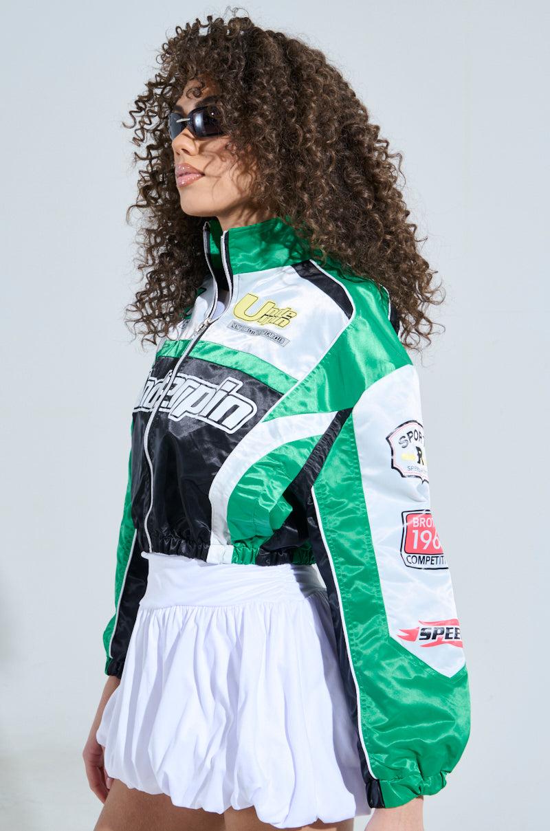 GO TIME EMBROIDERED BOMBER Product Image