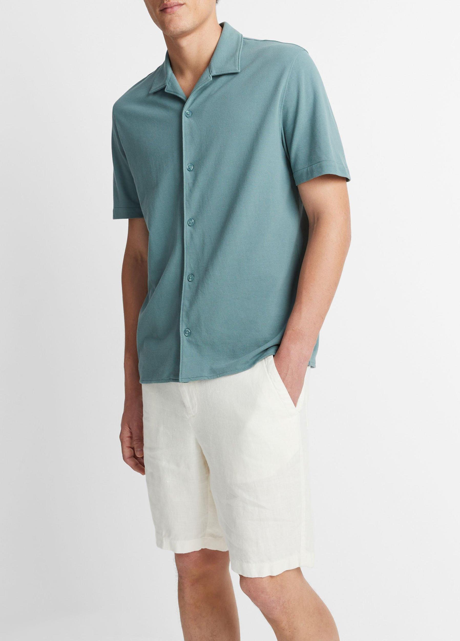 Cotton Piqué Cabana Shirt Product Image