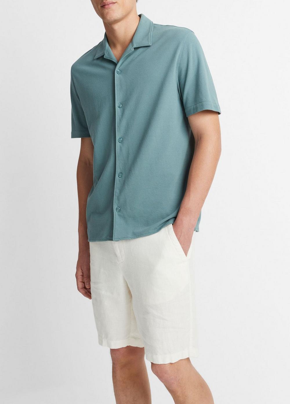 Cotton Piqué Cabana Shirt Product Image