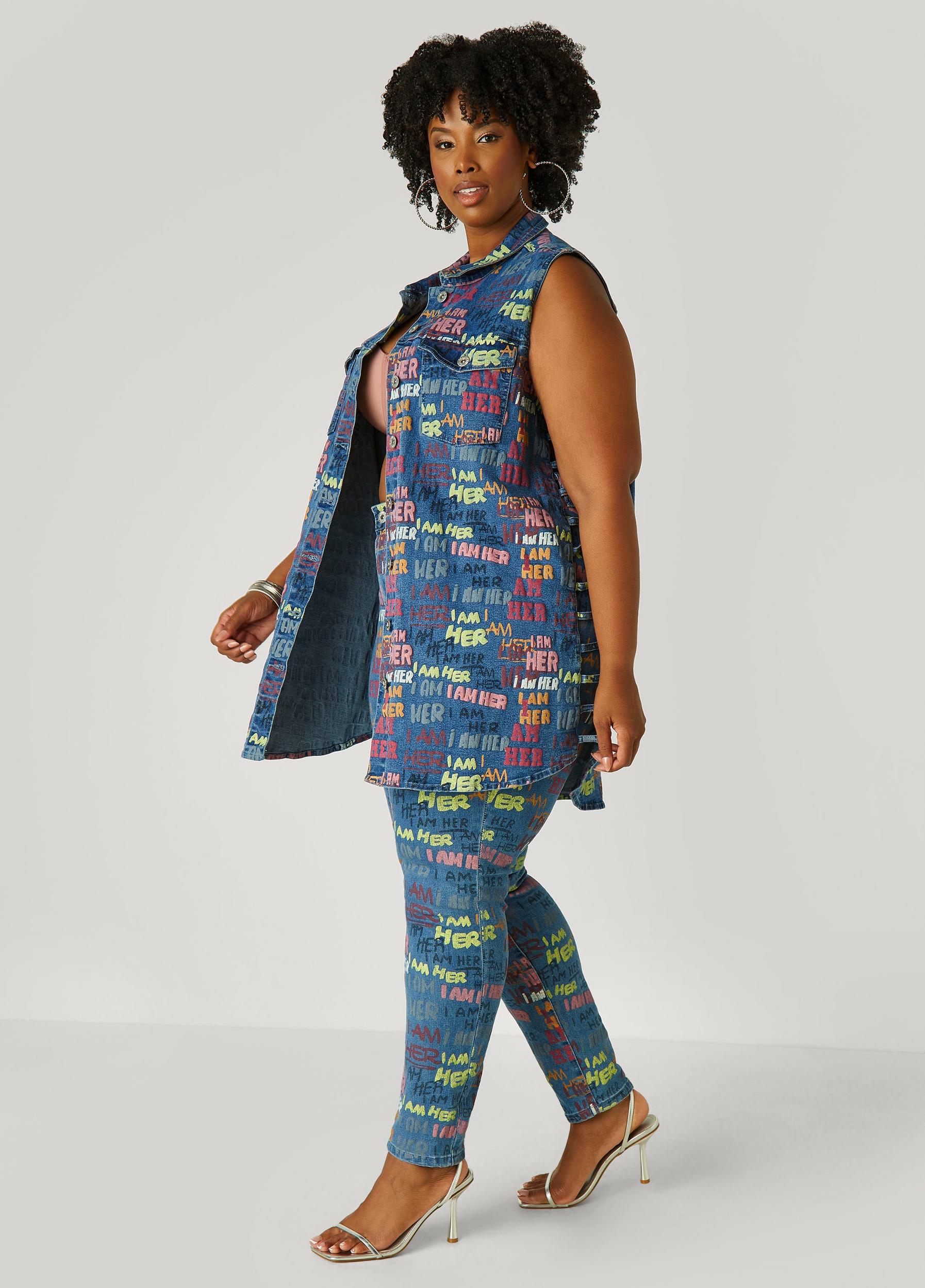 Plus Size I Am Her Skinny Jeans Ashley Stewart Product Image