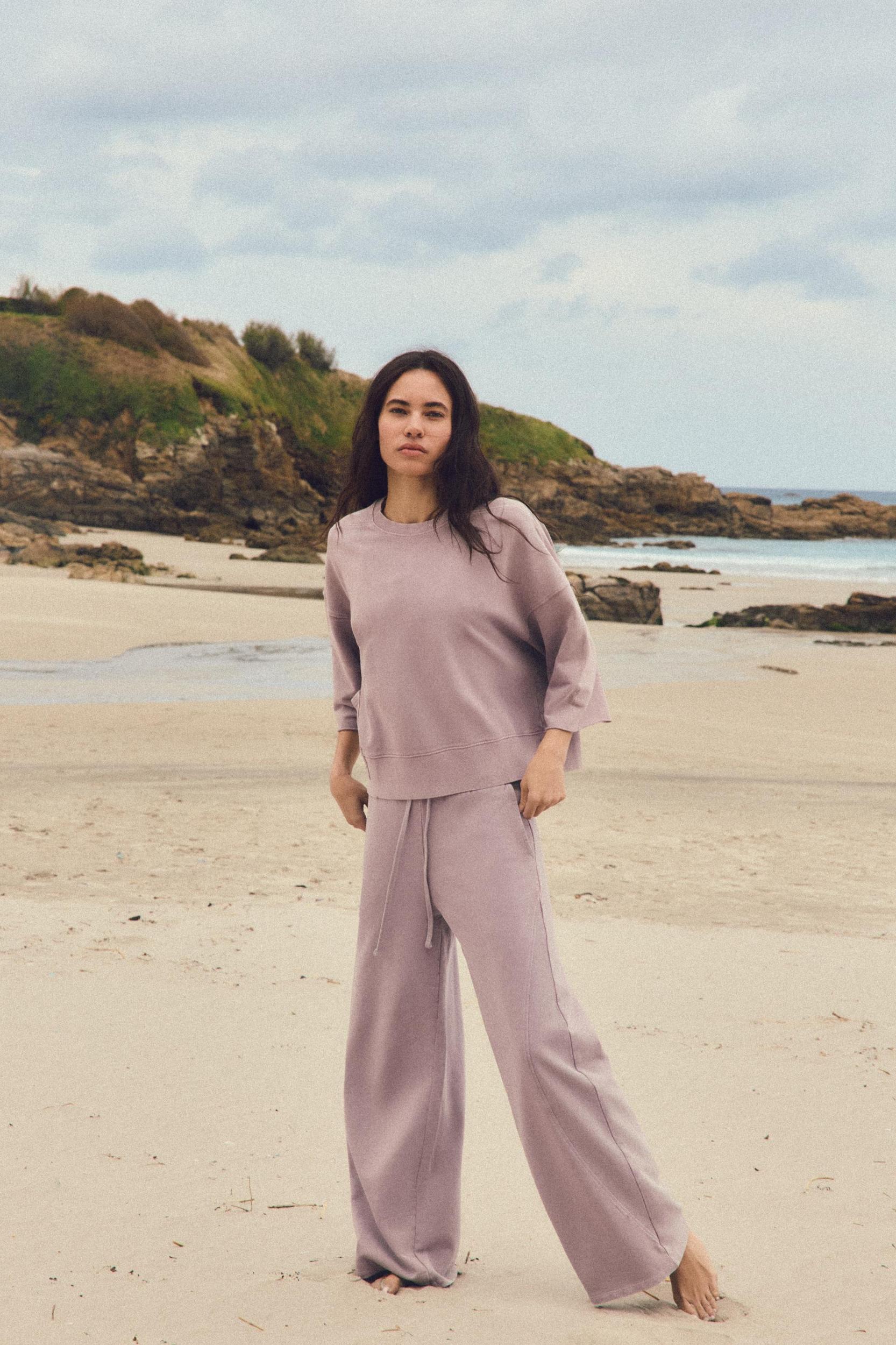 WASHED EFFECT PANTS Product Image