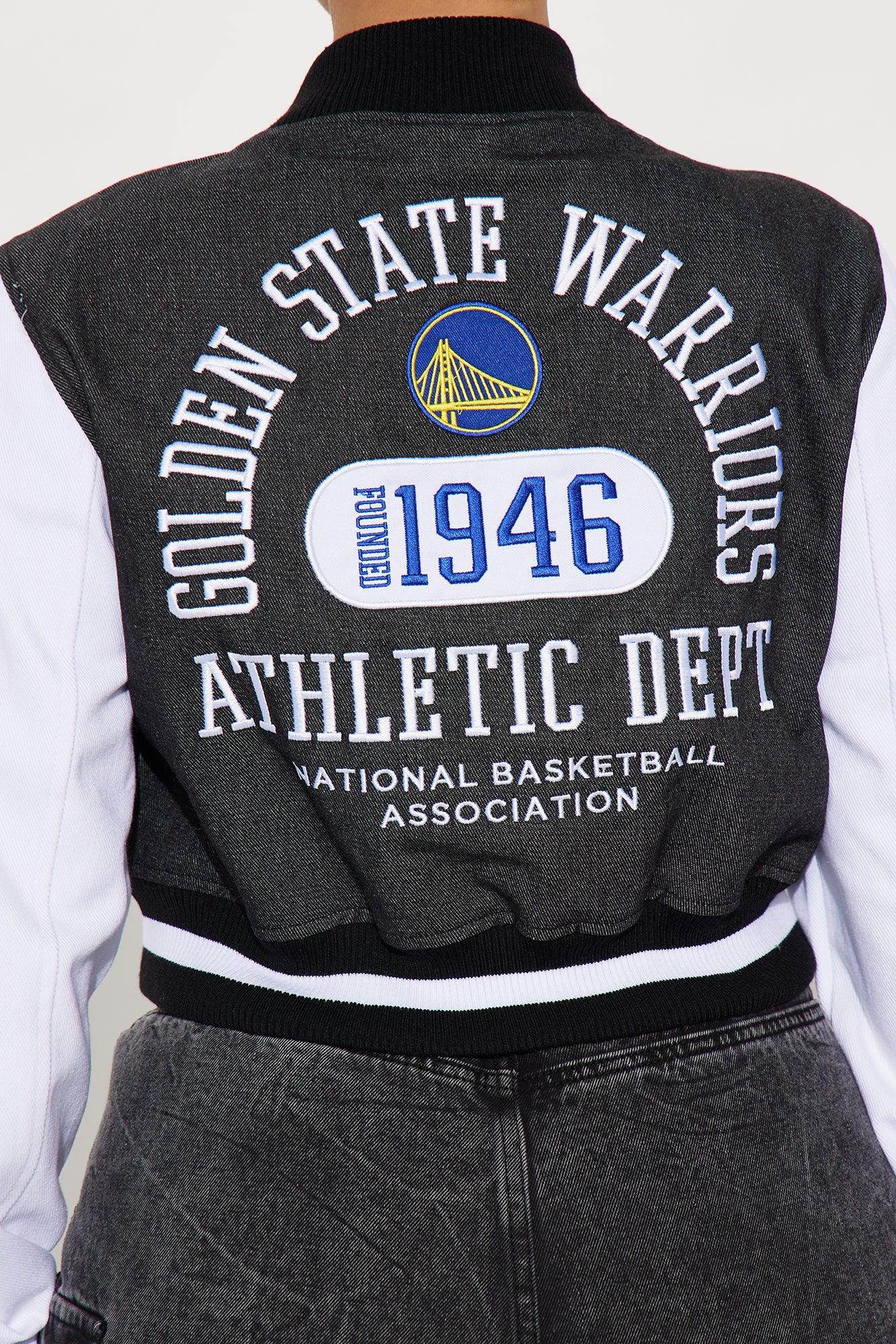 Warriors Home Game Jacket - Black Wash Product Image