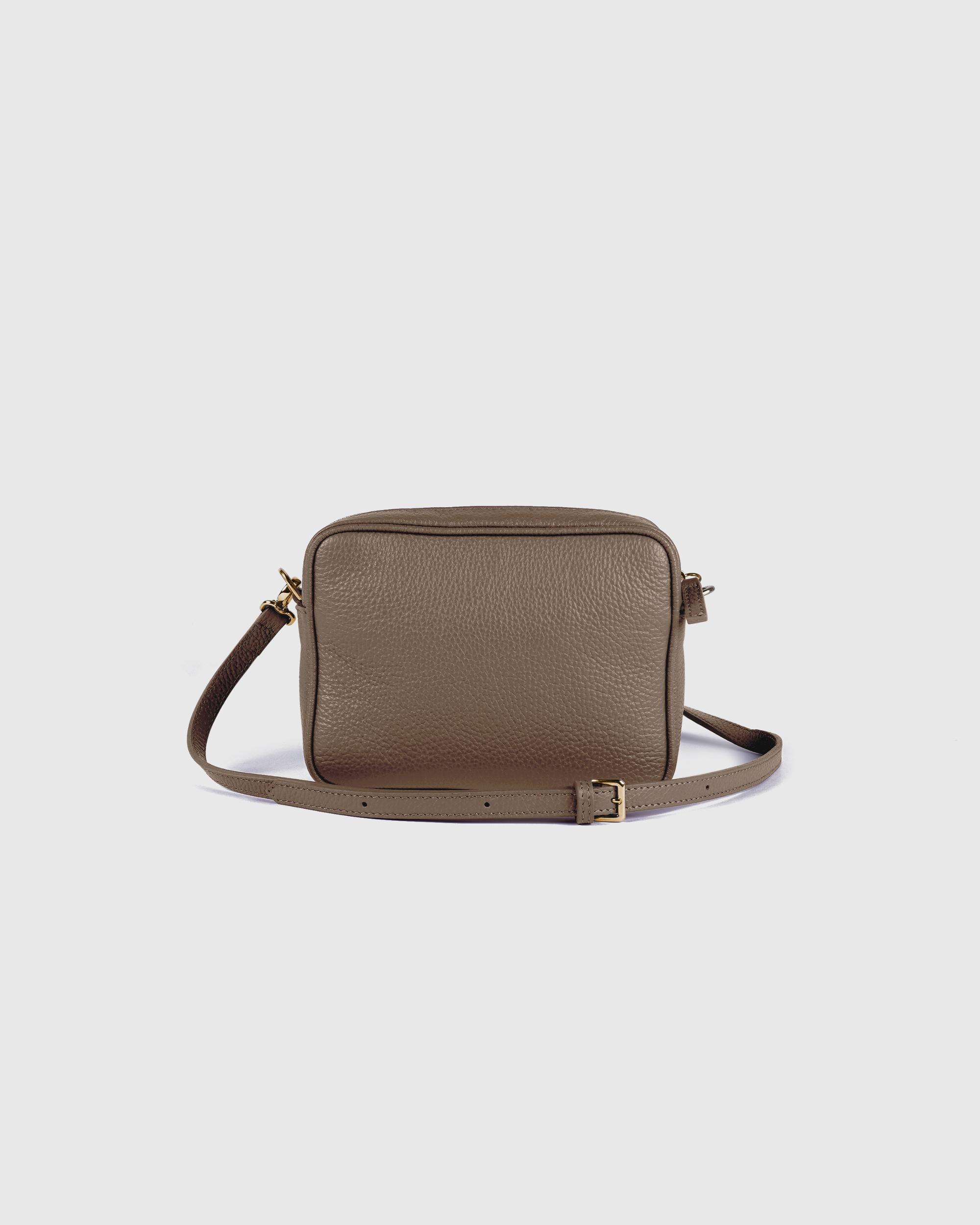 Quince | Women's Italian Leather Crossbody Bag in Brown Product Image