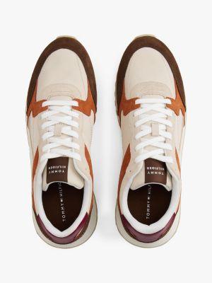 Mixed-Texture Suede Sneaker Product Image